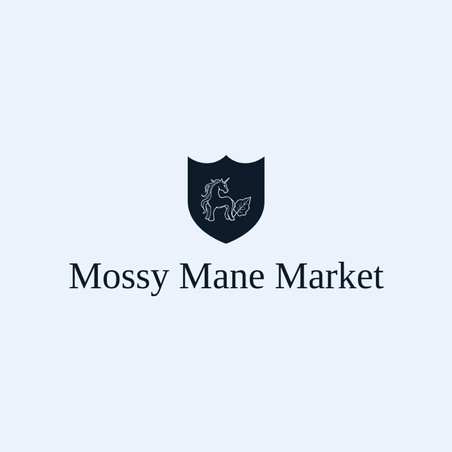 Mossy Mane Market logo for unicorn