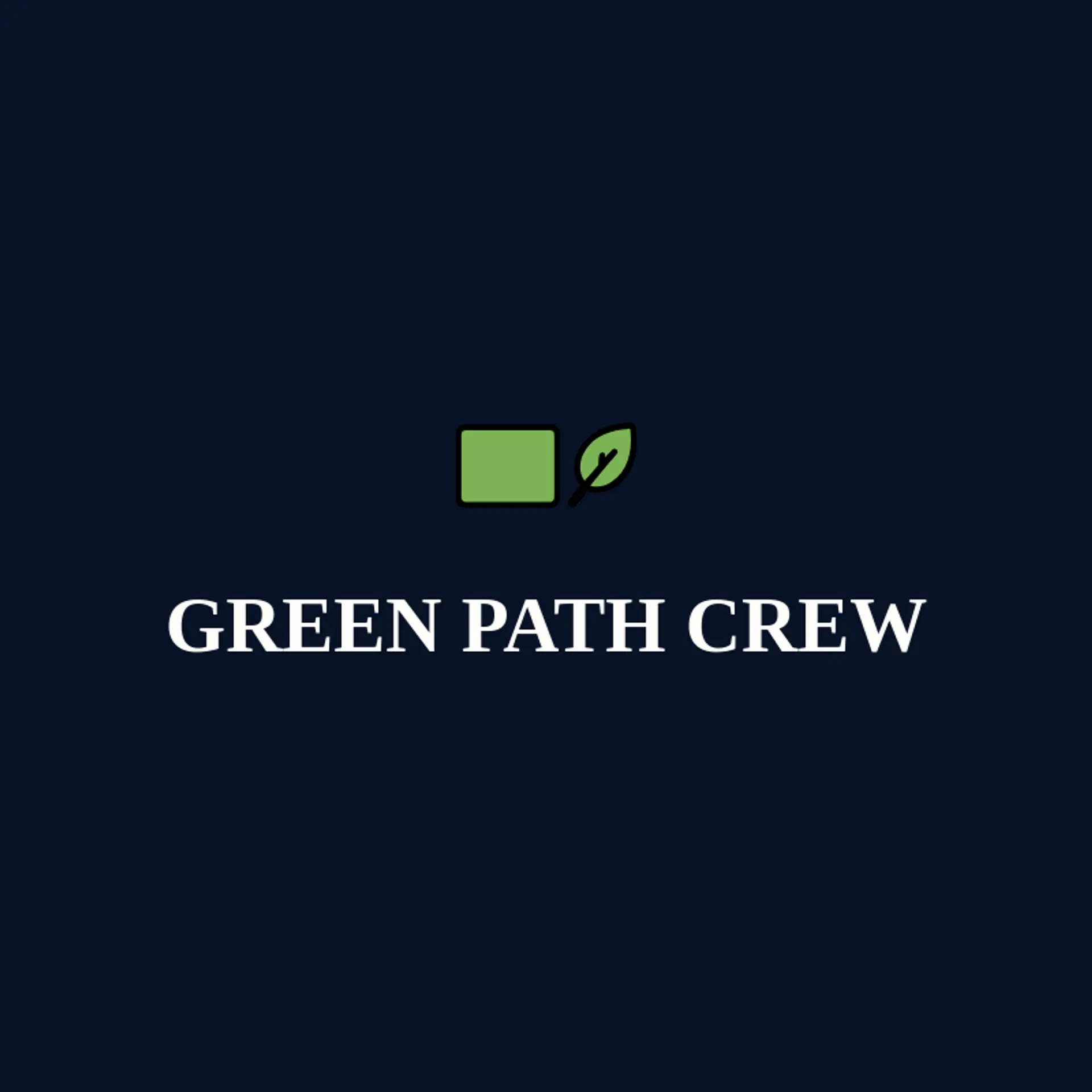 Green Path Crew logo for yard