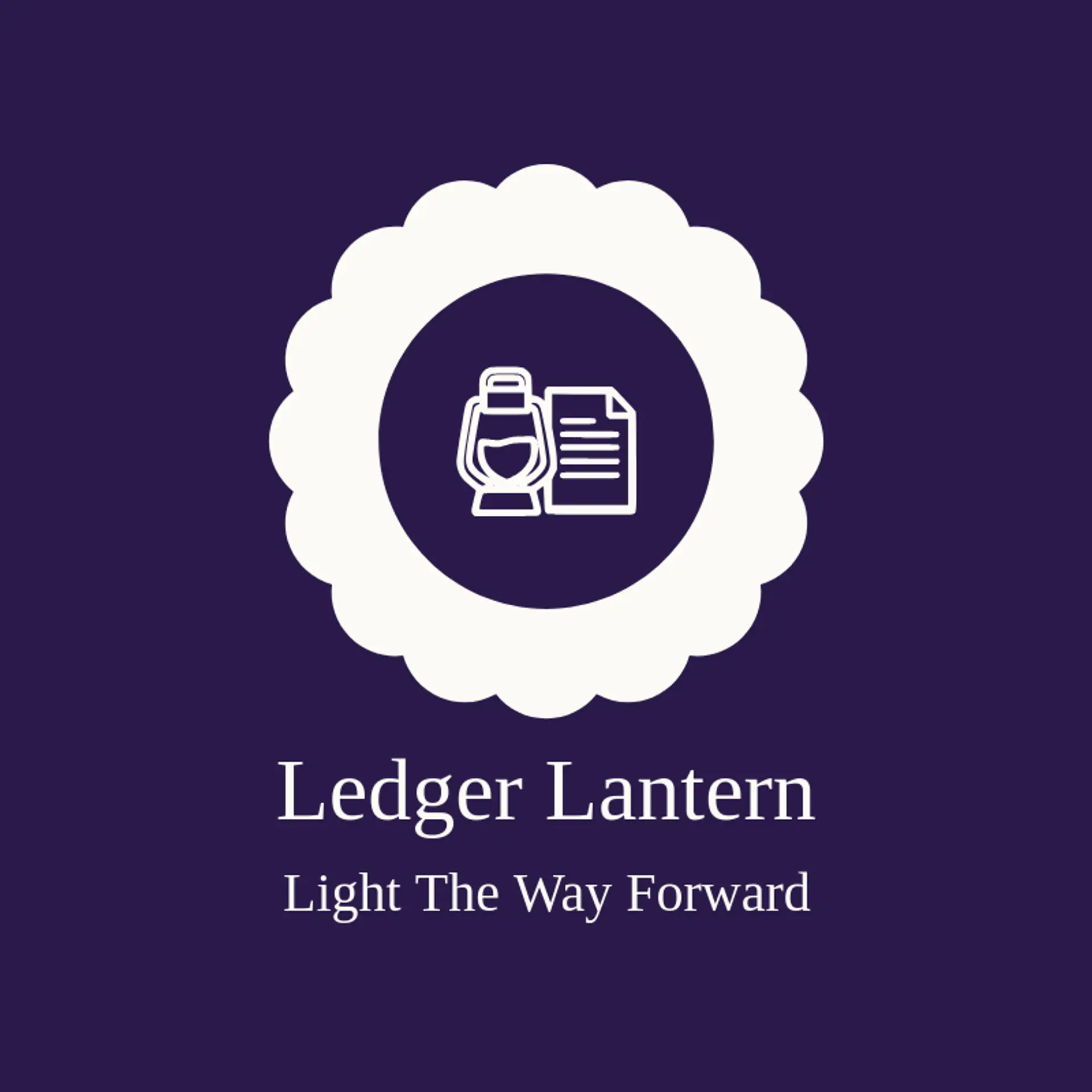 Ledger Lantern logo for bookkeeping