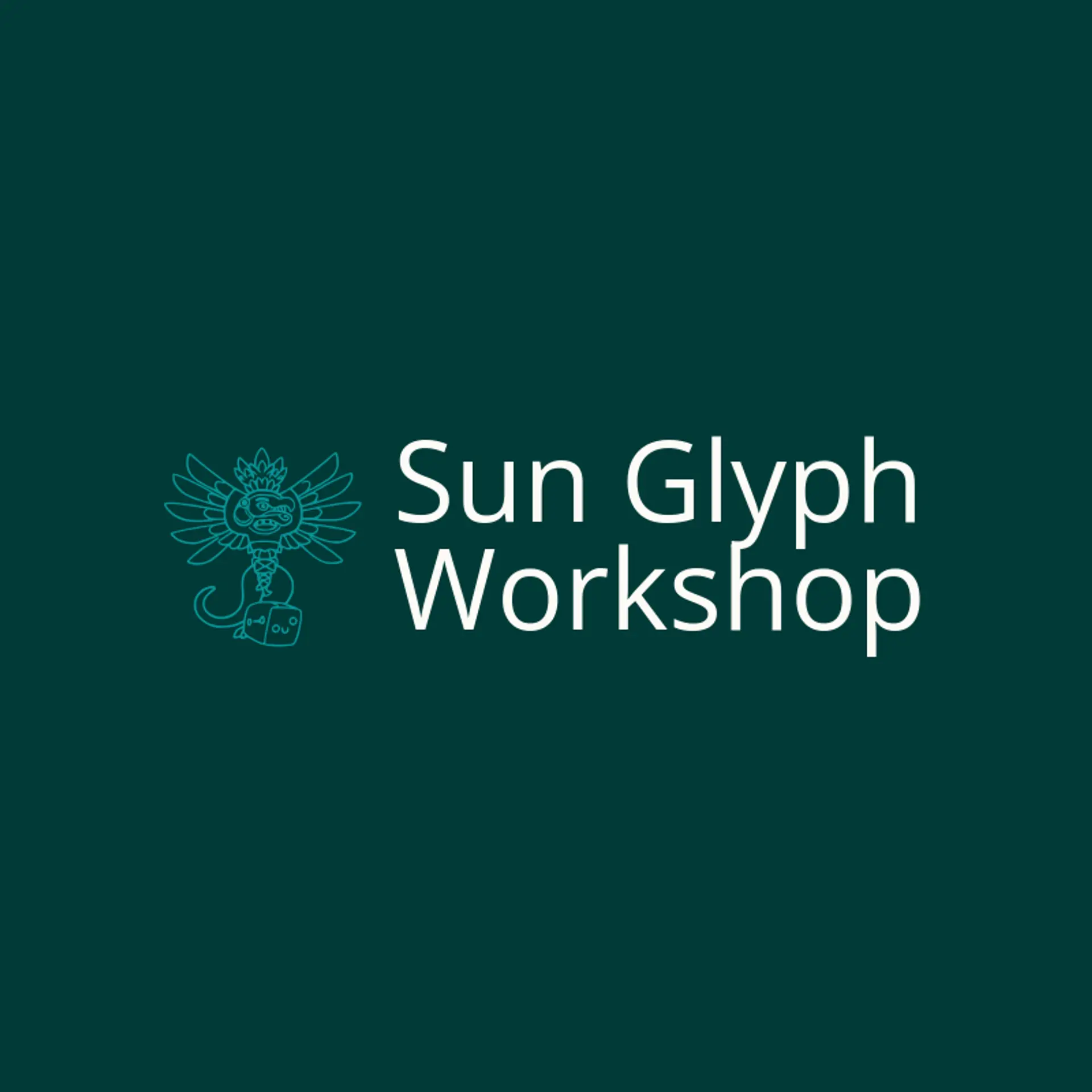 Sun Glyph Workshop logo for aztec