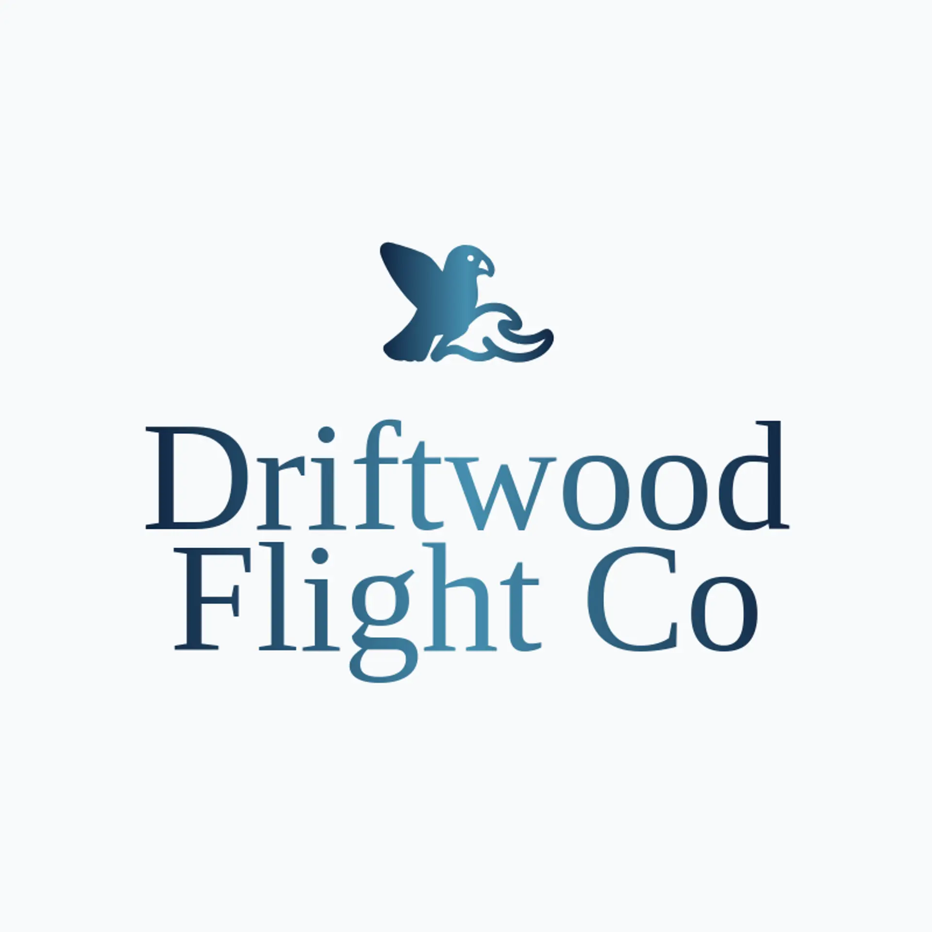 Driftwood Flight Co logo for american eagle