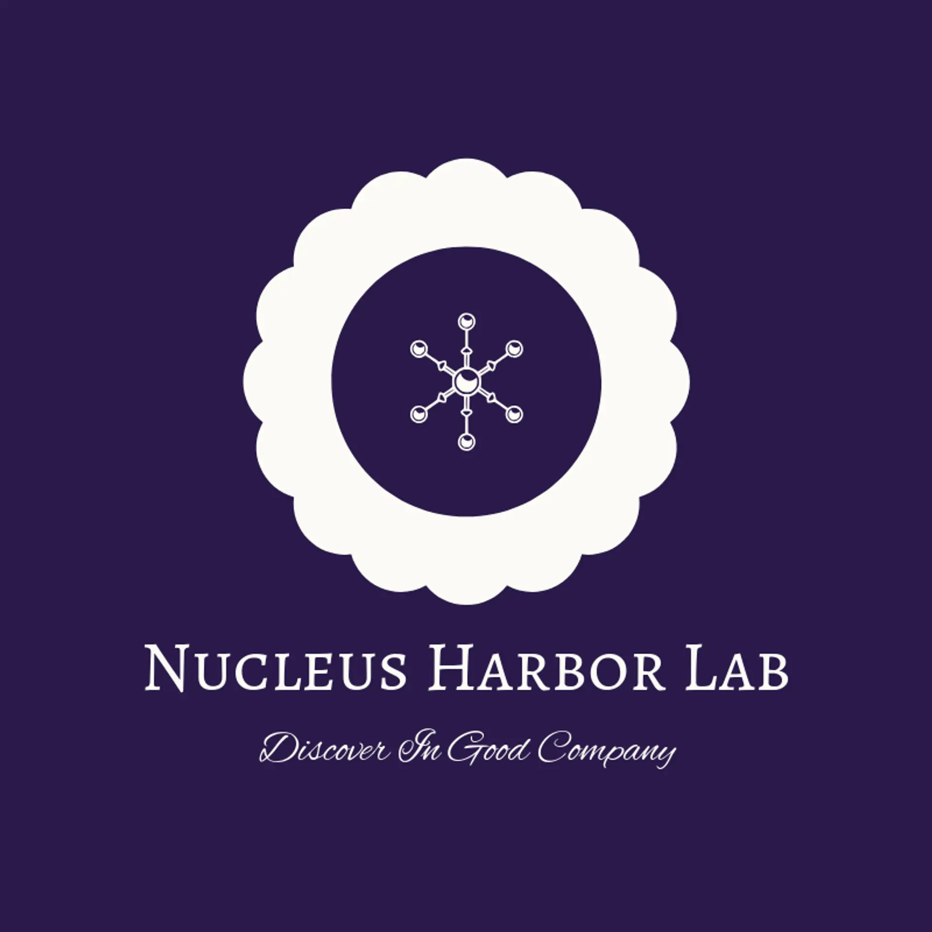 Nucleus Harbor Lab logo for atom