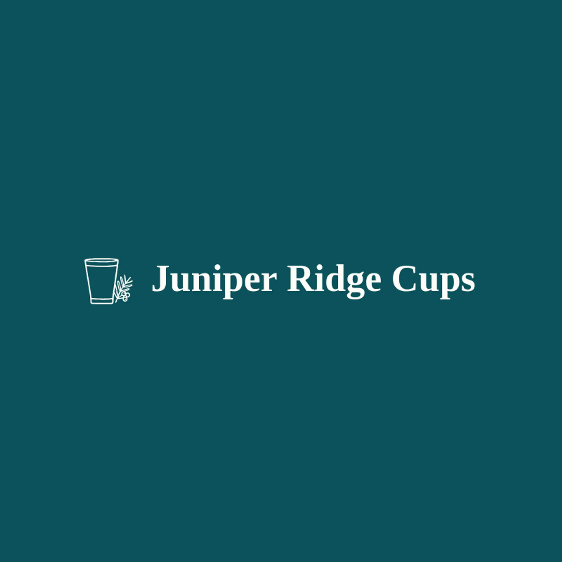 Juniper Ridge Cups logo for tumbler