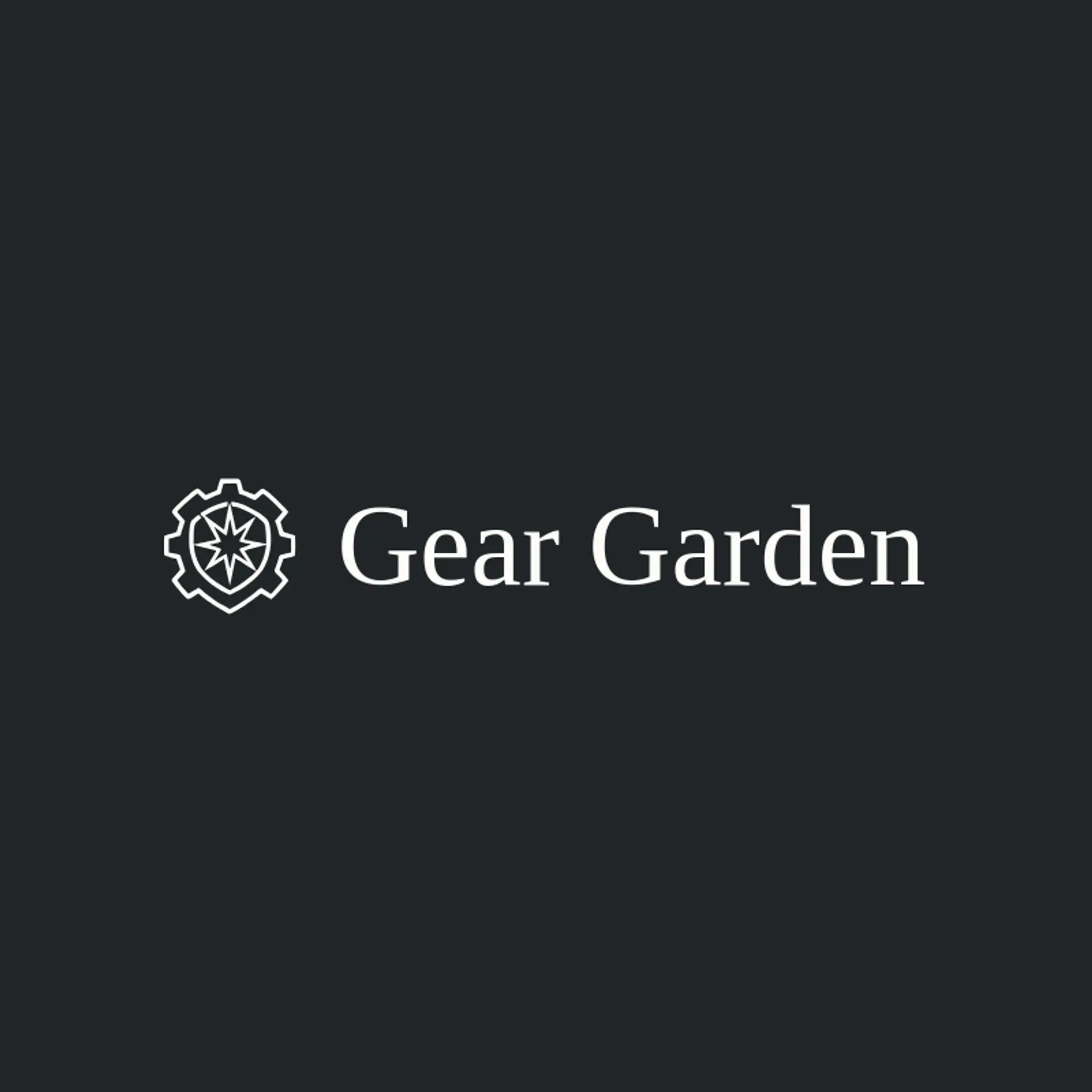 Gear Garden logo for coding