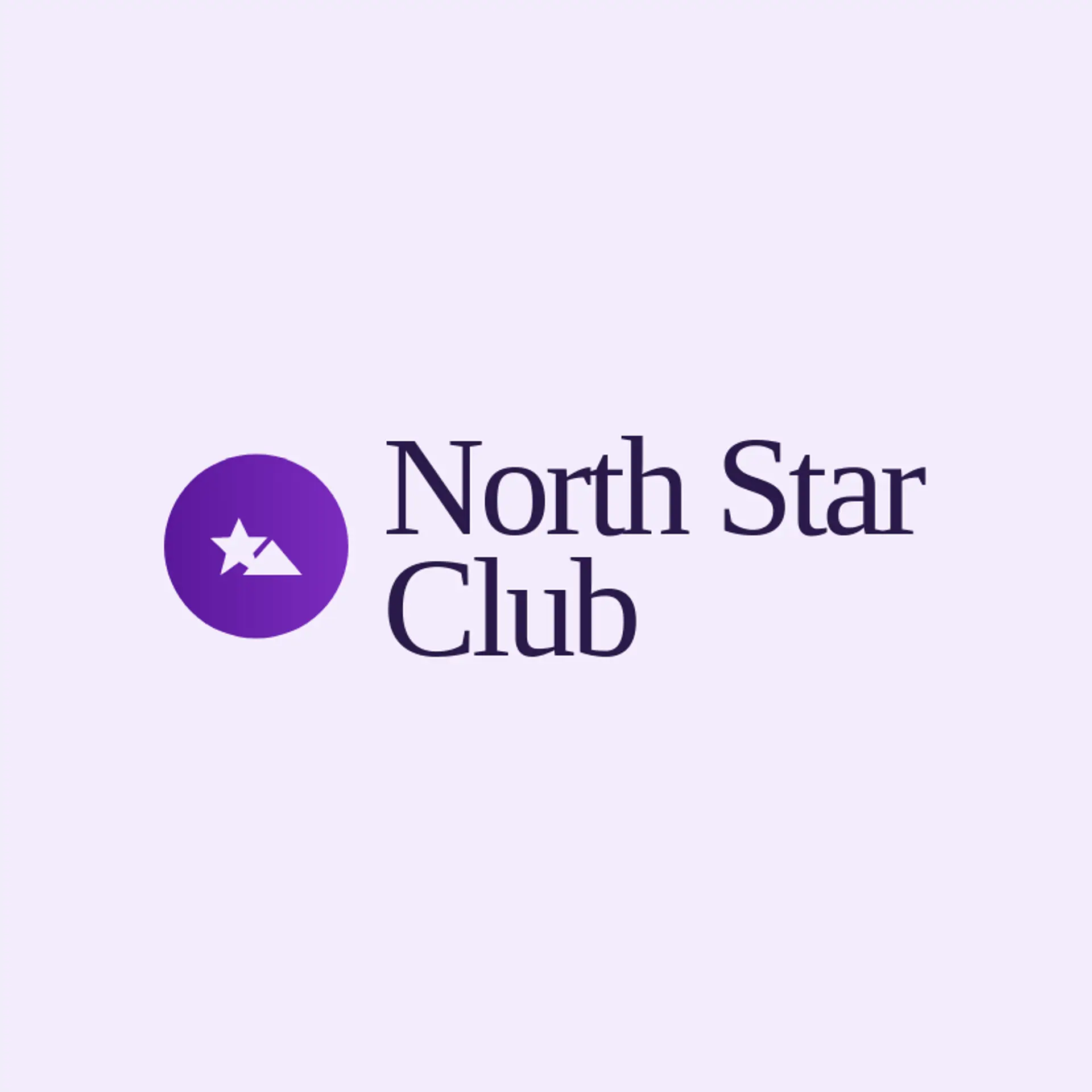 North Star Club logo for sports team
