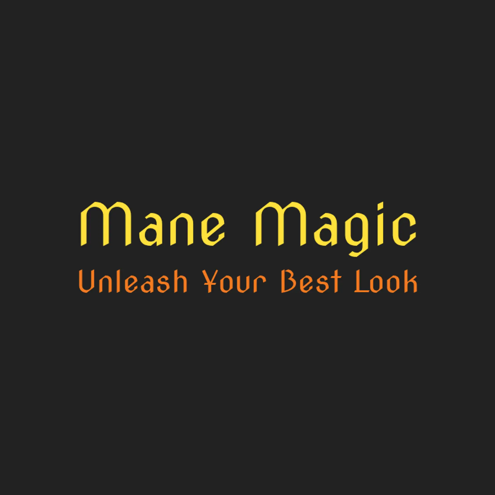 Mane Magic logo for barber