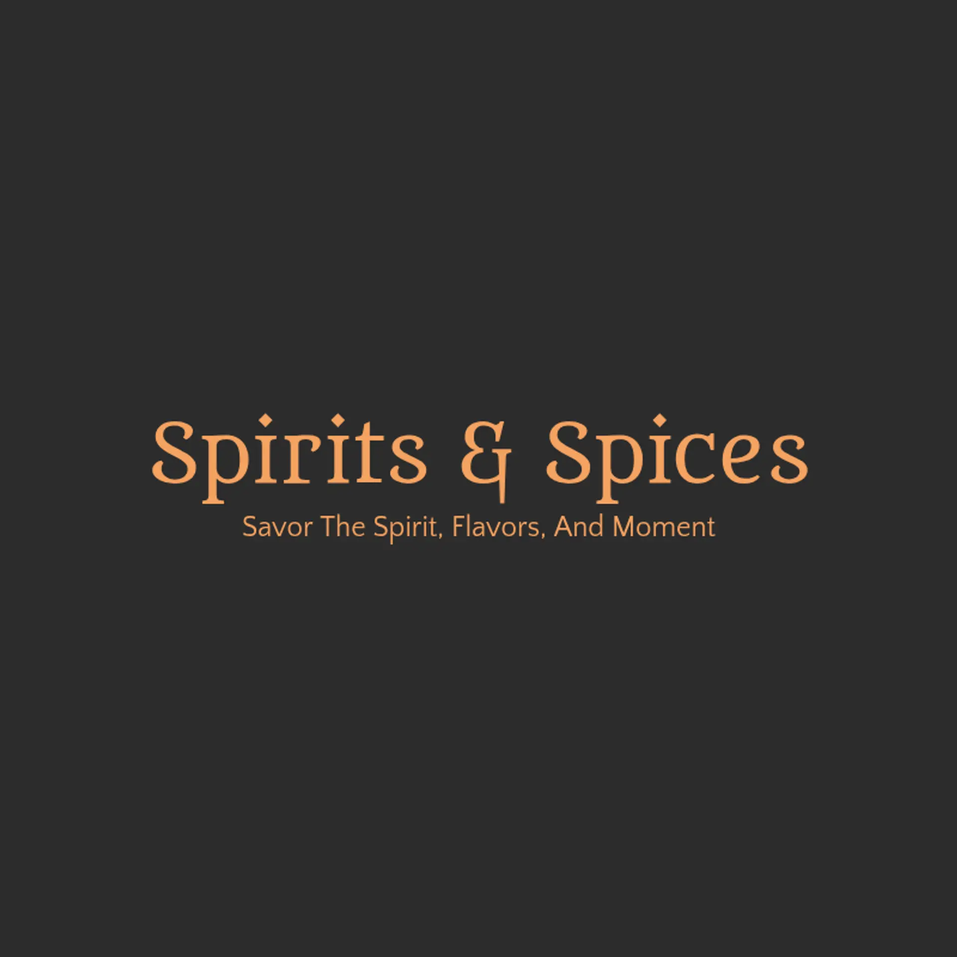 Spirits & Spices logo for bar restaurant
