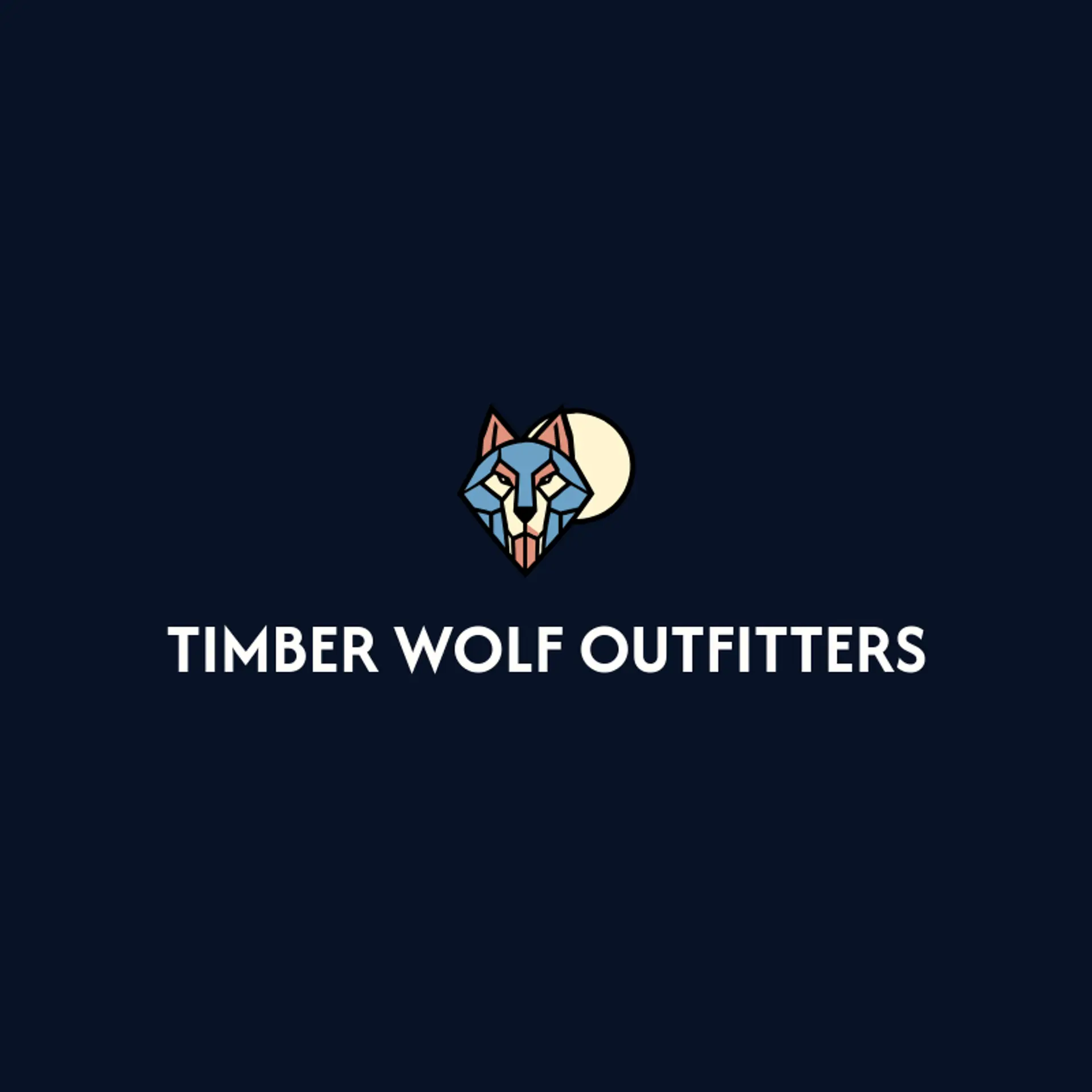 Timber Wolf Outfitters logo for wolf