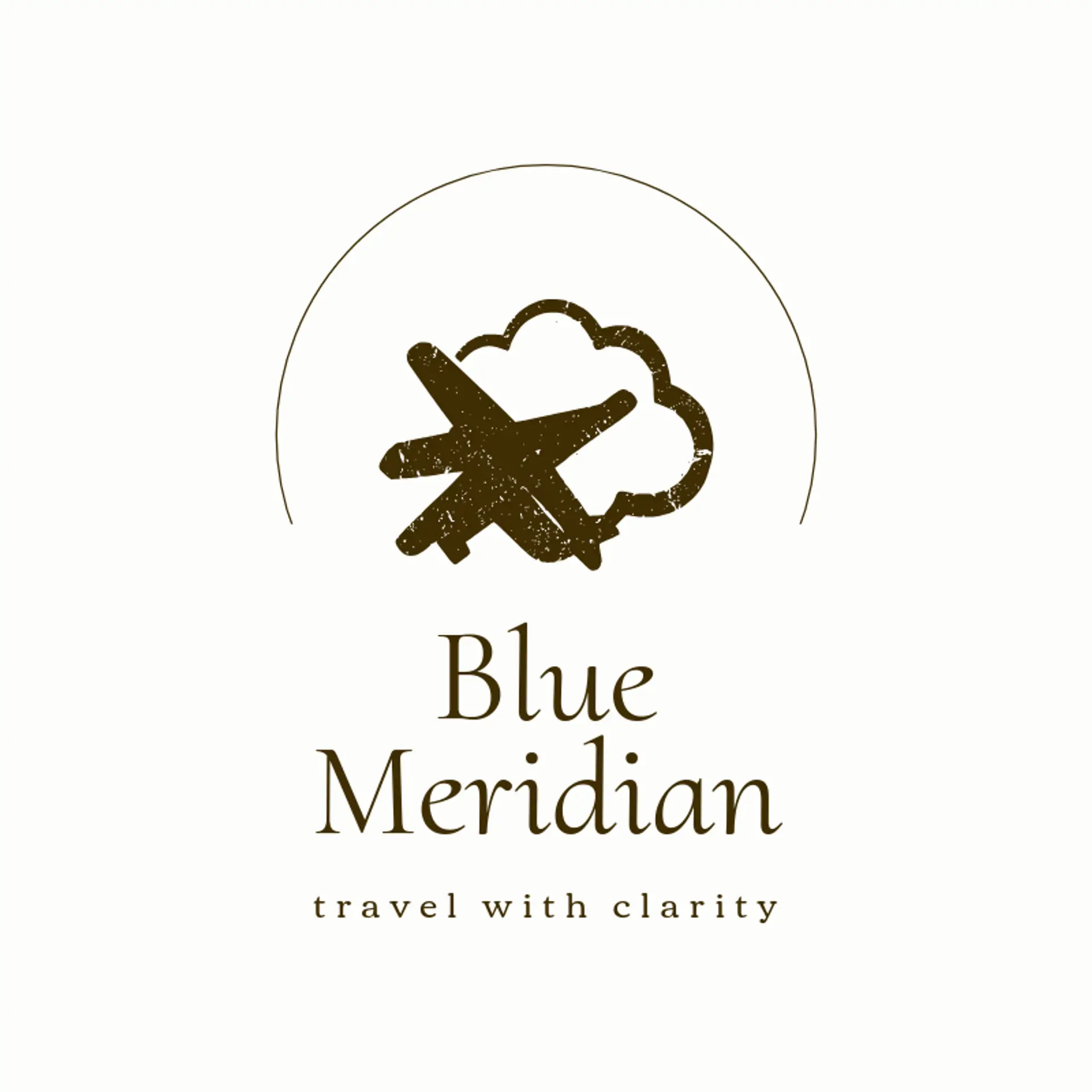 Blue Meridian logo for airline