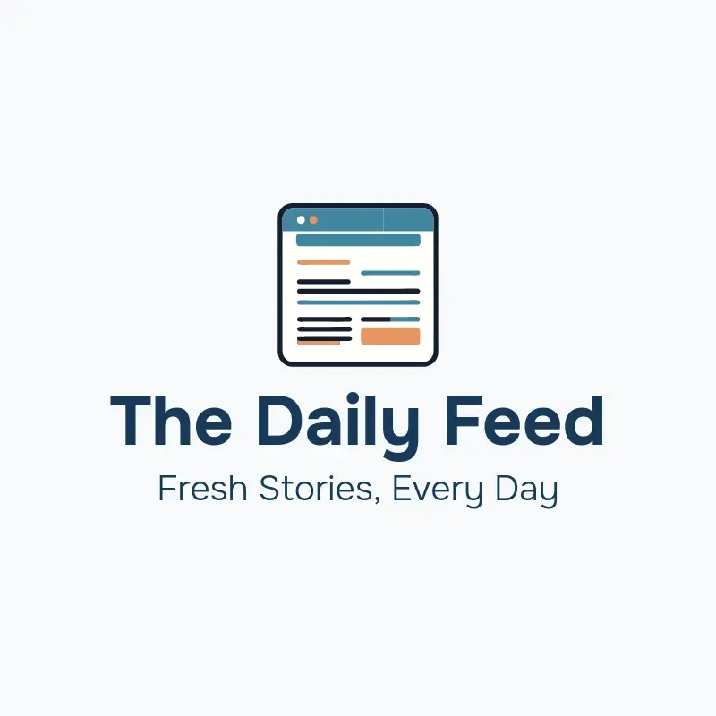 The newsletter name The Daily Feed as a branded logo with a color icon