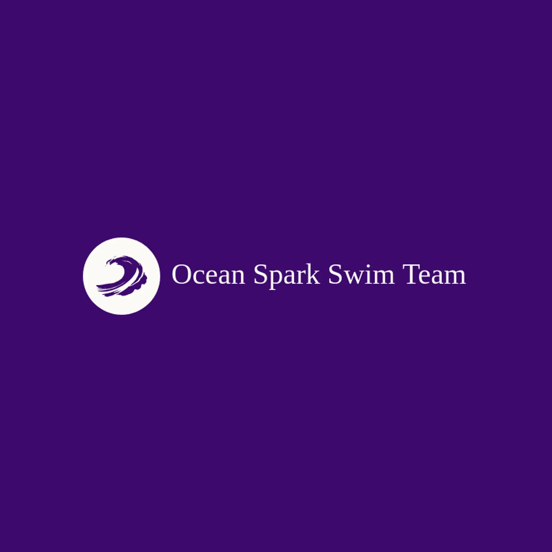 Ocean Spark Swim Team logo for splash