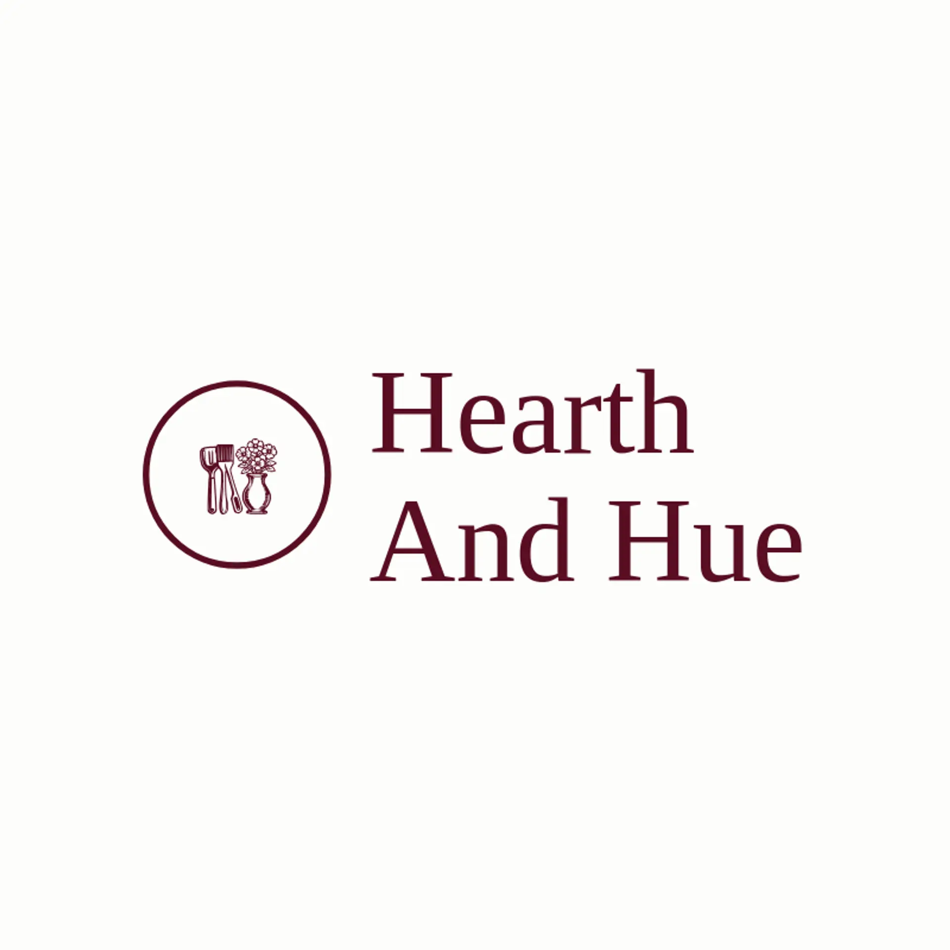 Hearth And Hue logo for home staging