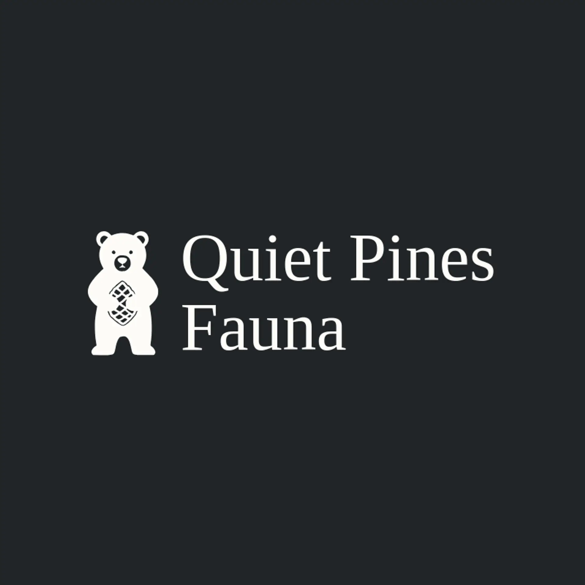 Quiet Pines Fauna logo for wildlife