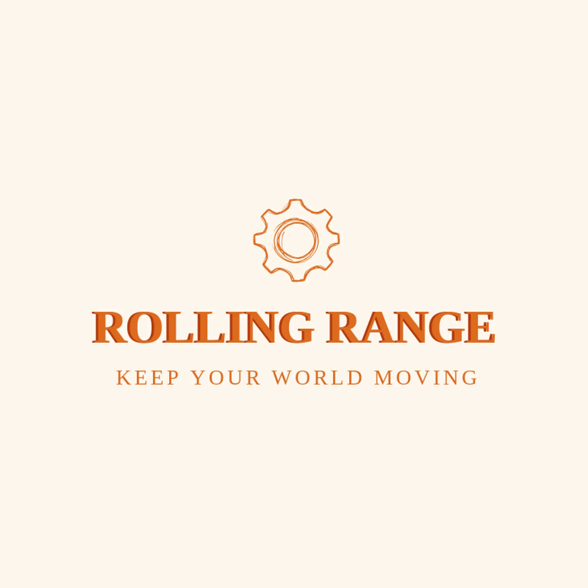 Rolling Range logo for gear