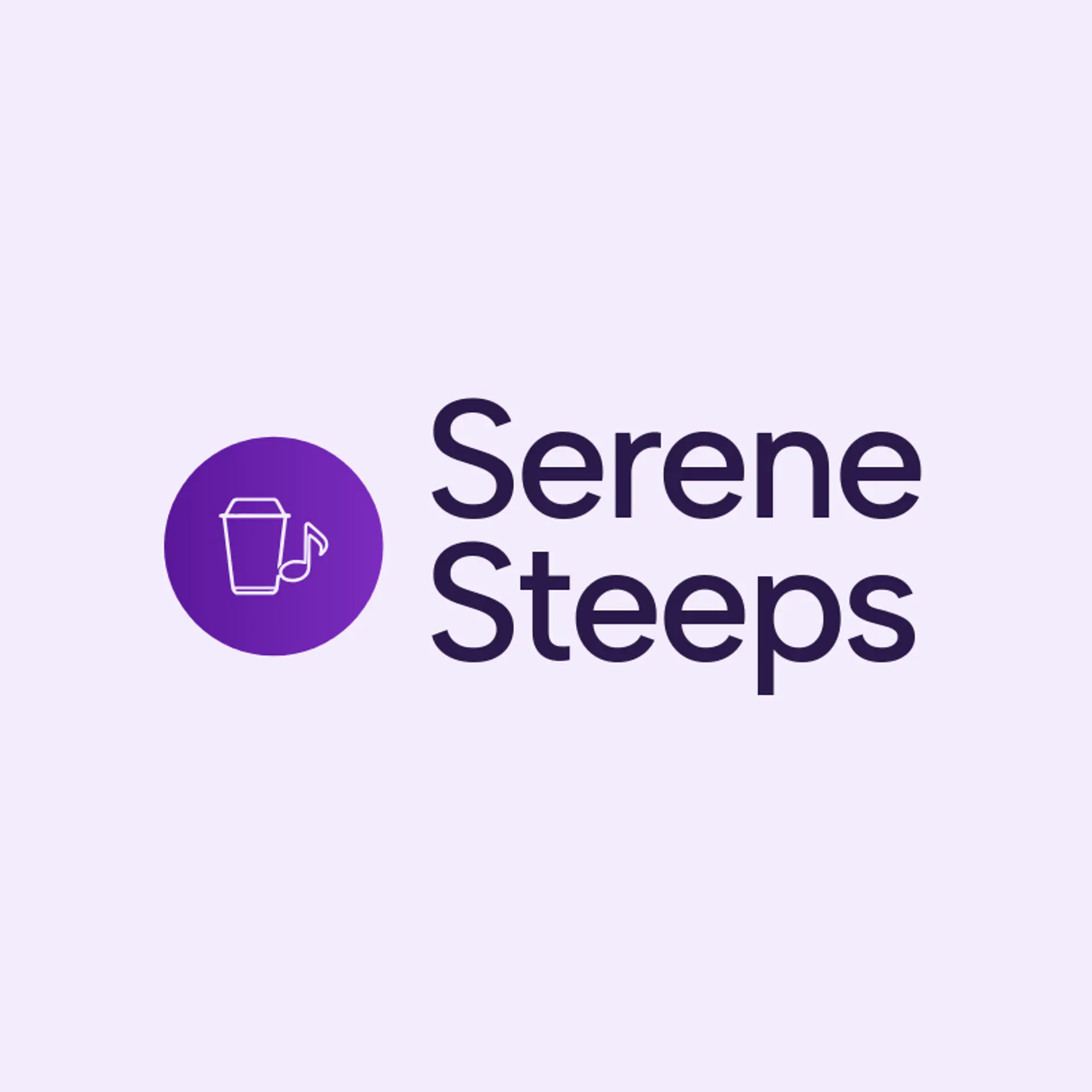 Serene Steeps logo for milk tea