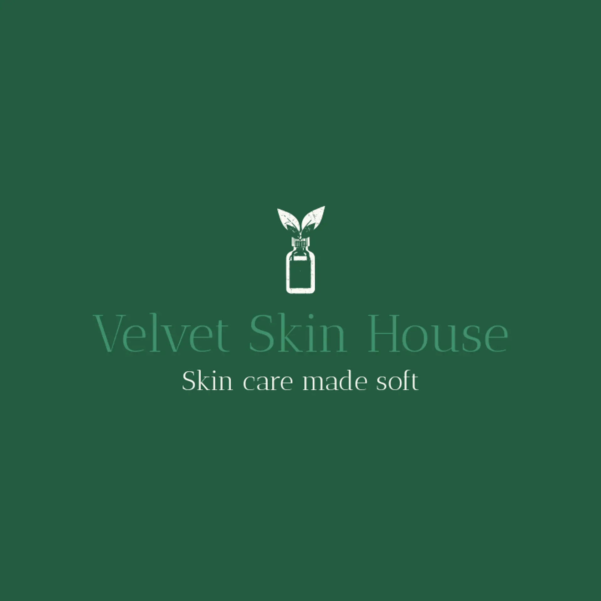 Velvet Skin House logo for esthetician