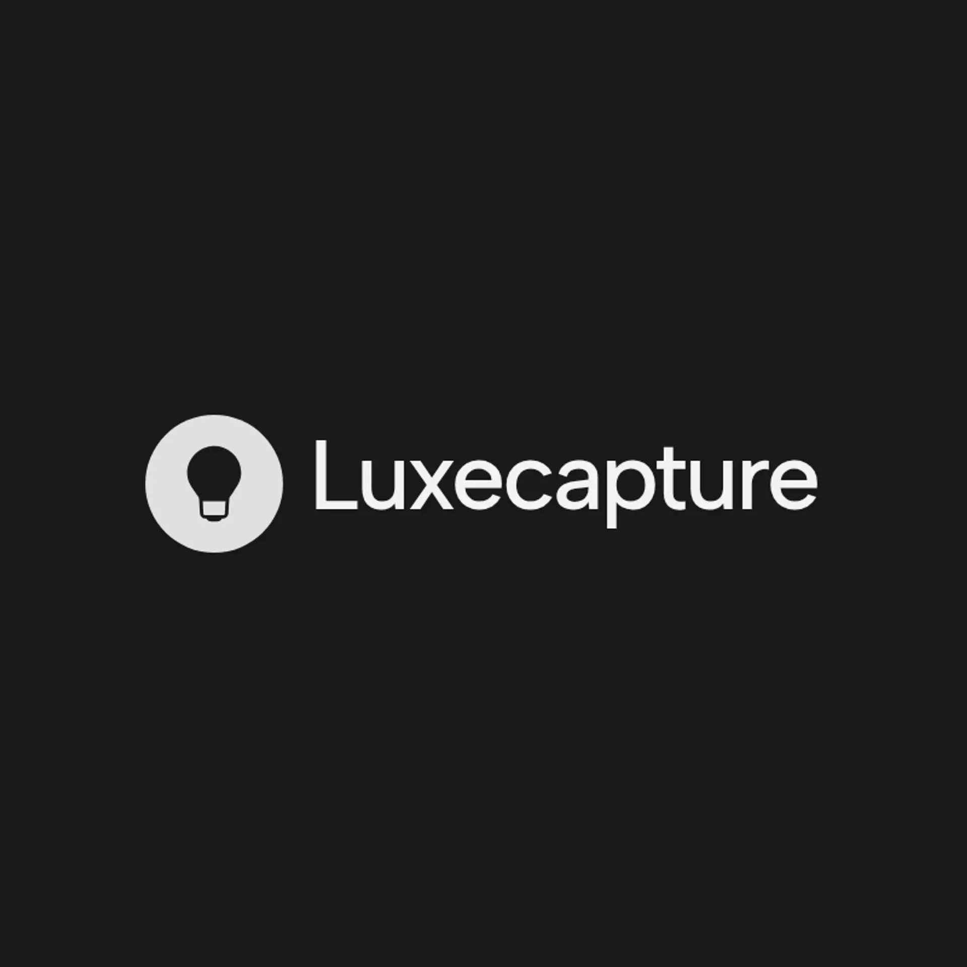 LuxeCapture logo for cool photography