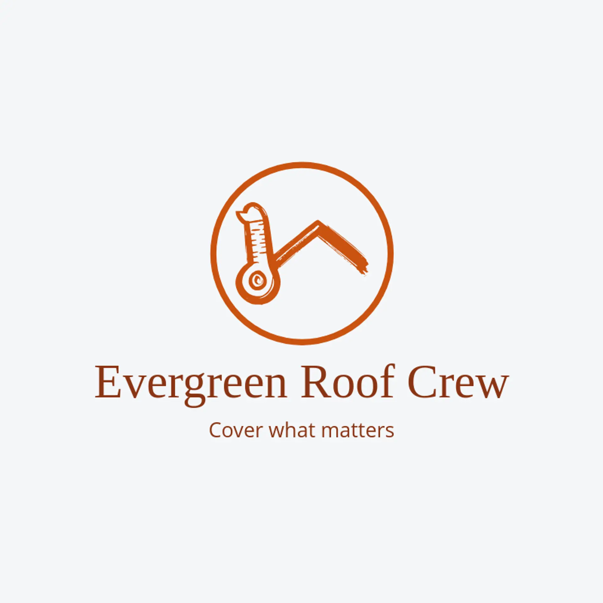 Evergreen Roof Crew logo for contractor