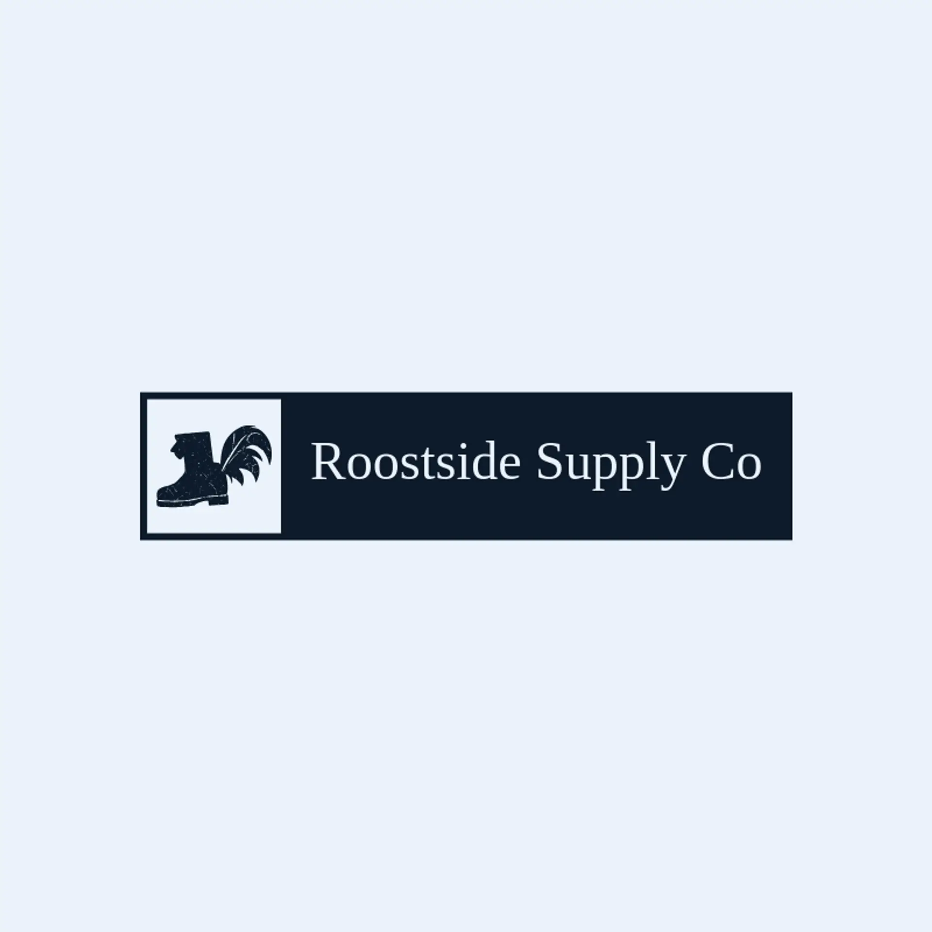 Roostside Supply Co logo for rooster