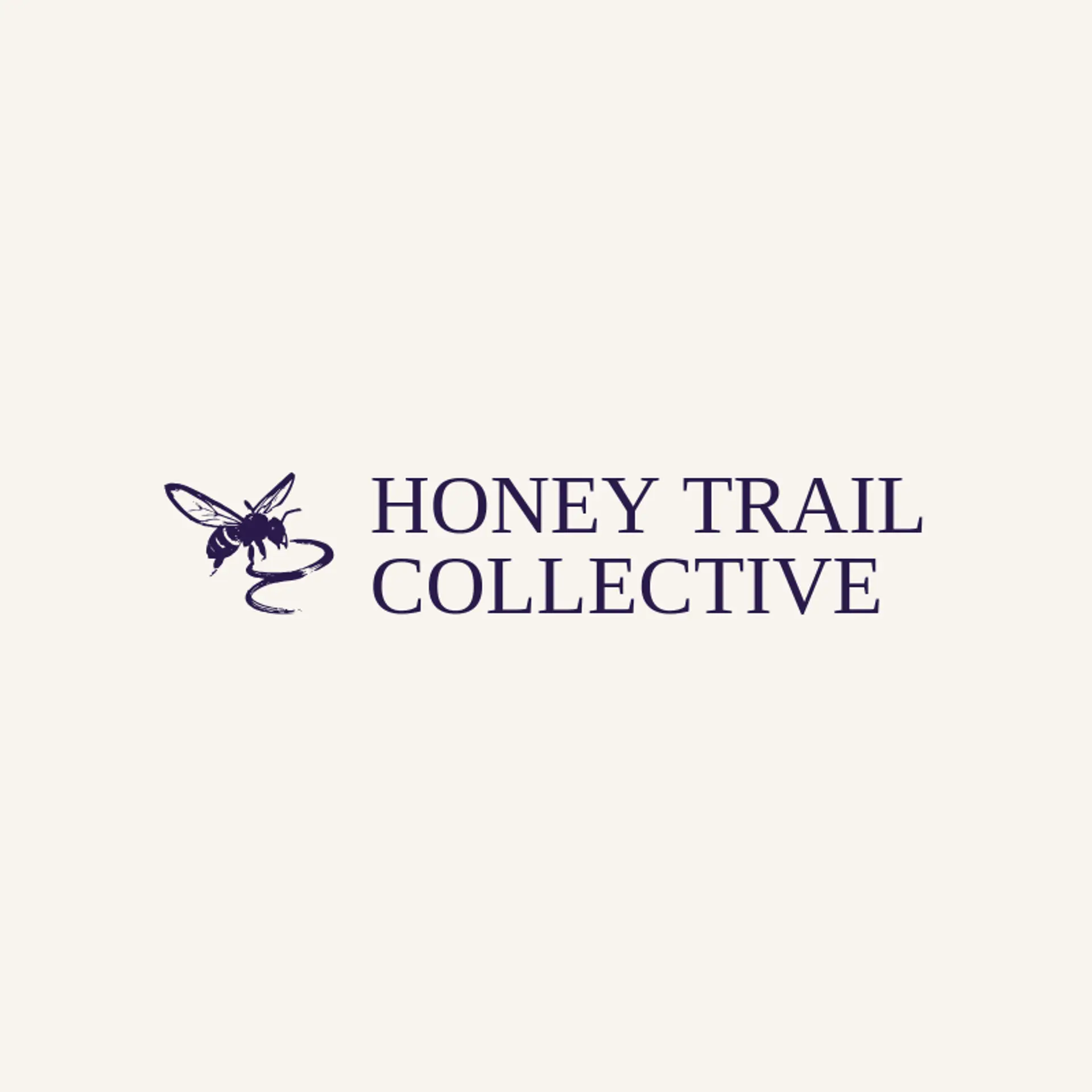Honey Trail Collective logo for honey bee