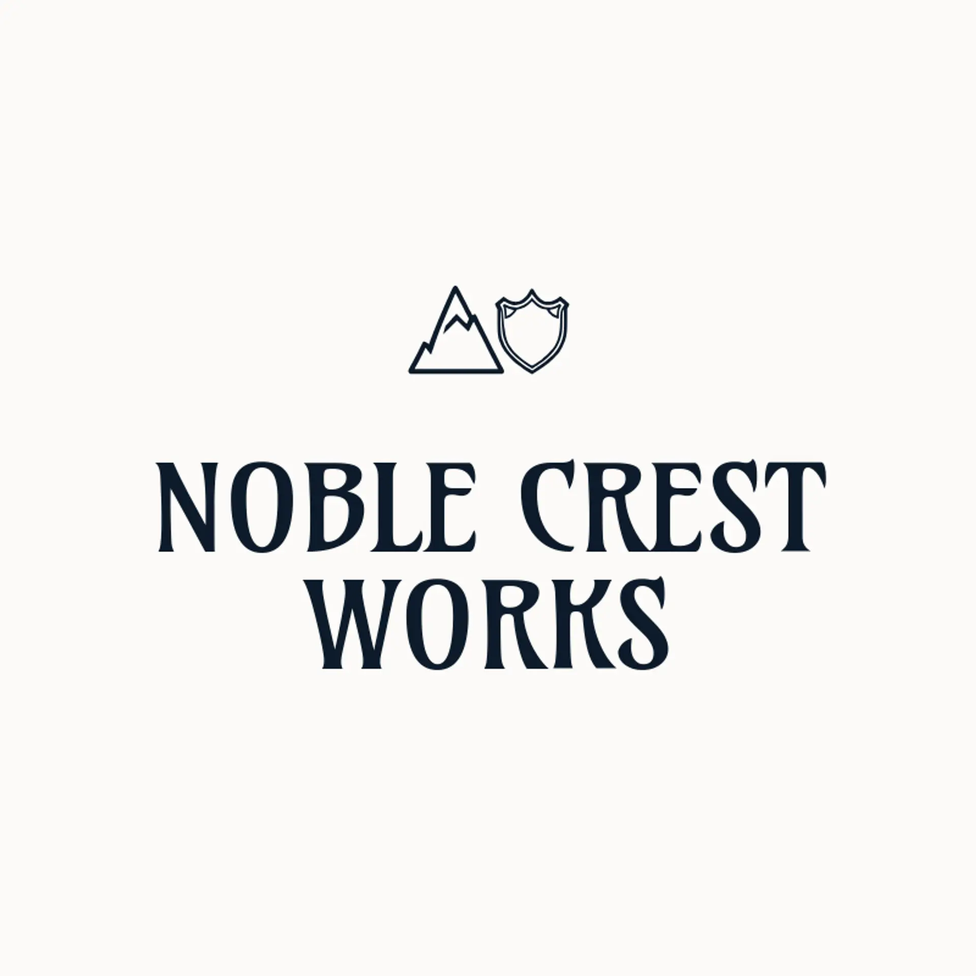 Noble Crest Works logo for crest