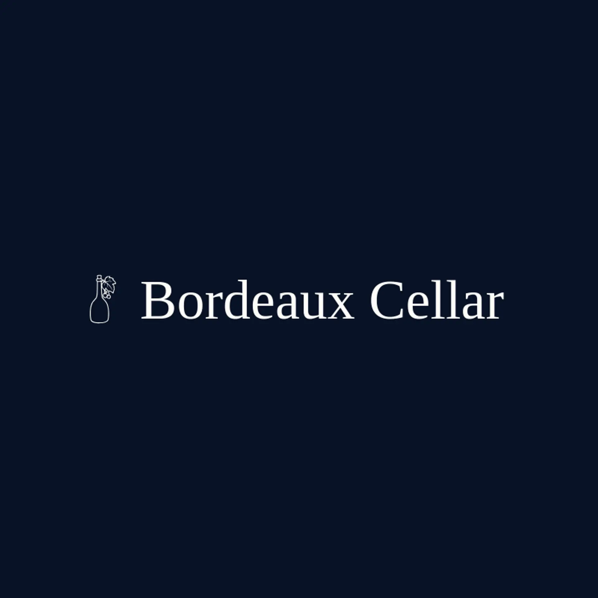 Bordeaux Cellar logo for french