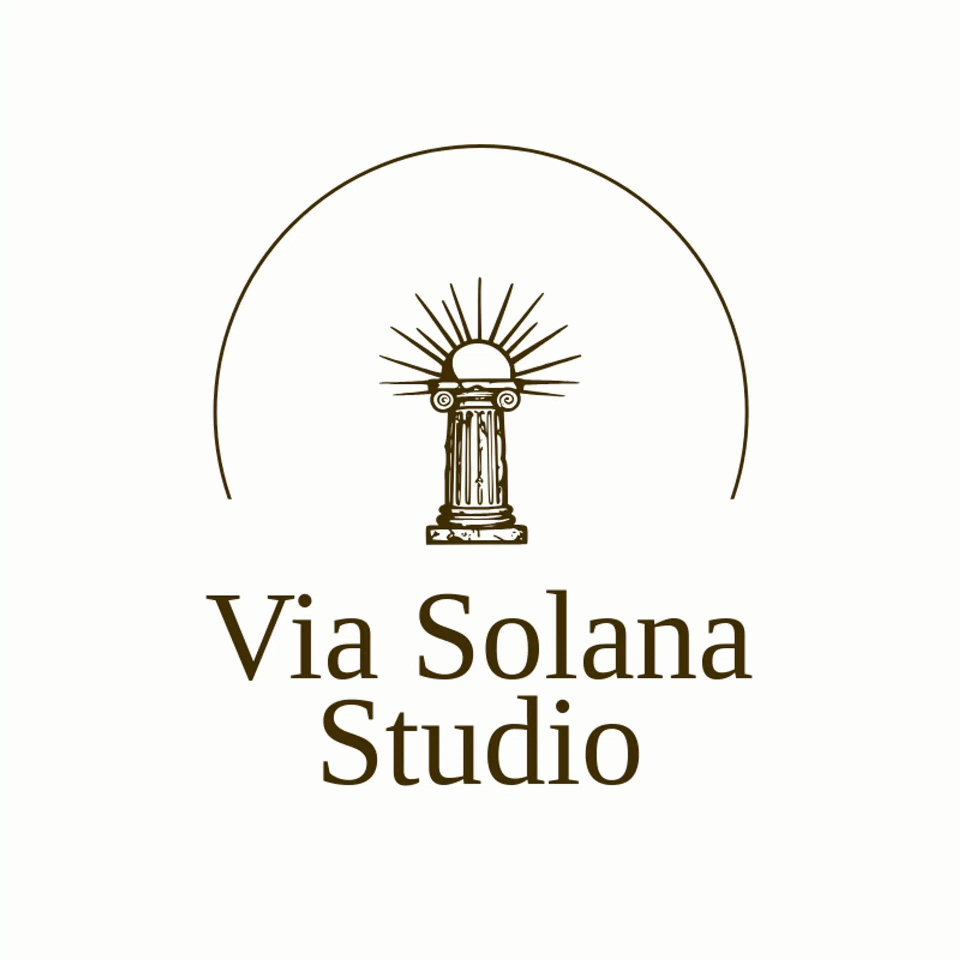 Via Solana Studio logo for rome
