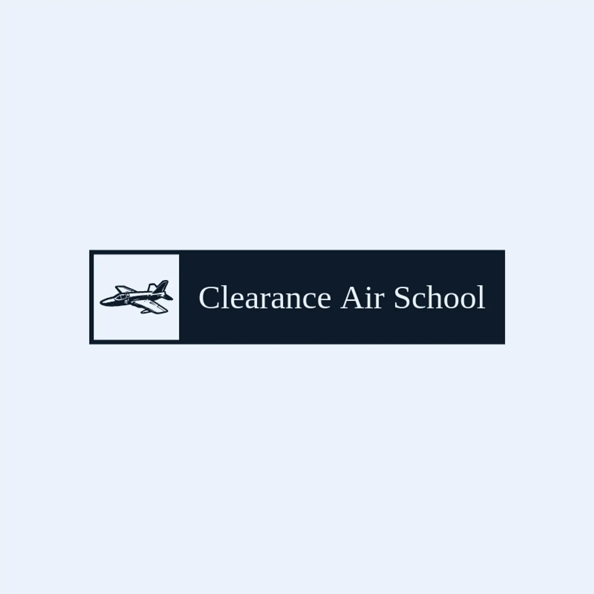 Clearance Air School logo for airforce