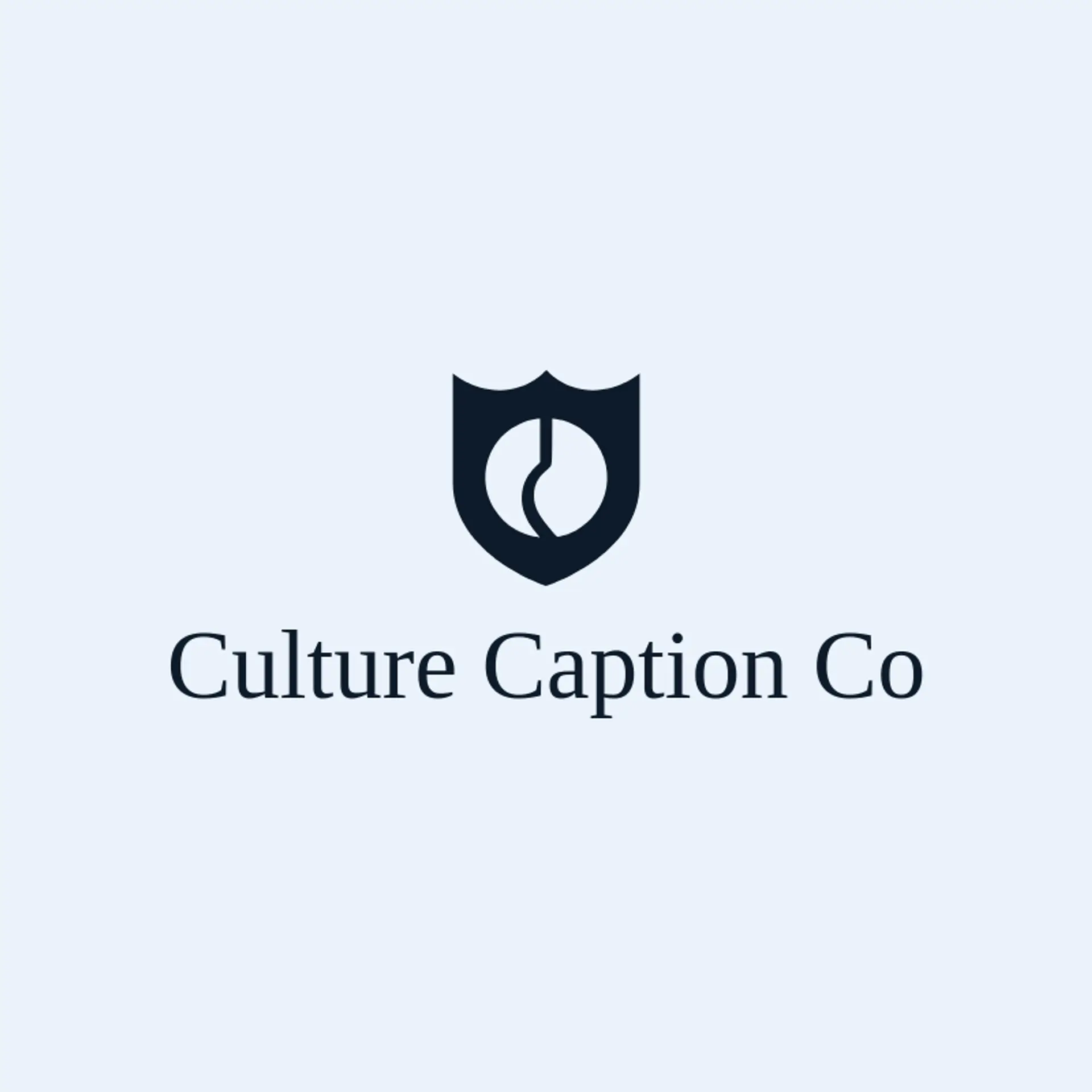 Culture Caption Co logo for language