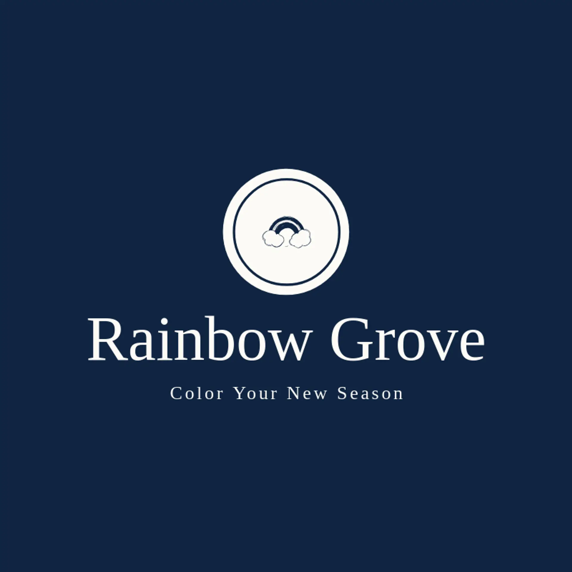 Rainbow Grove logo for spring