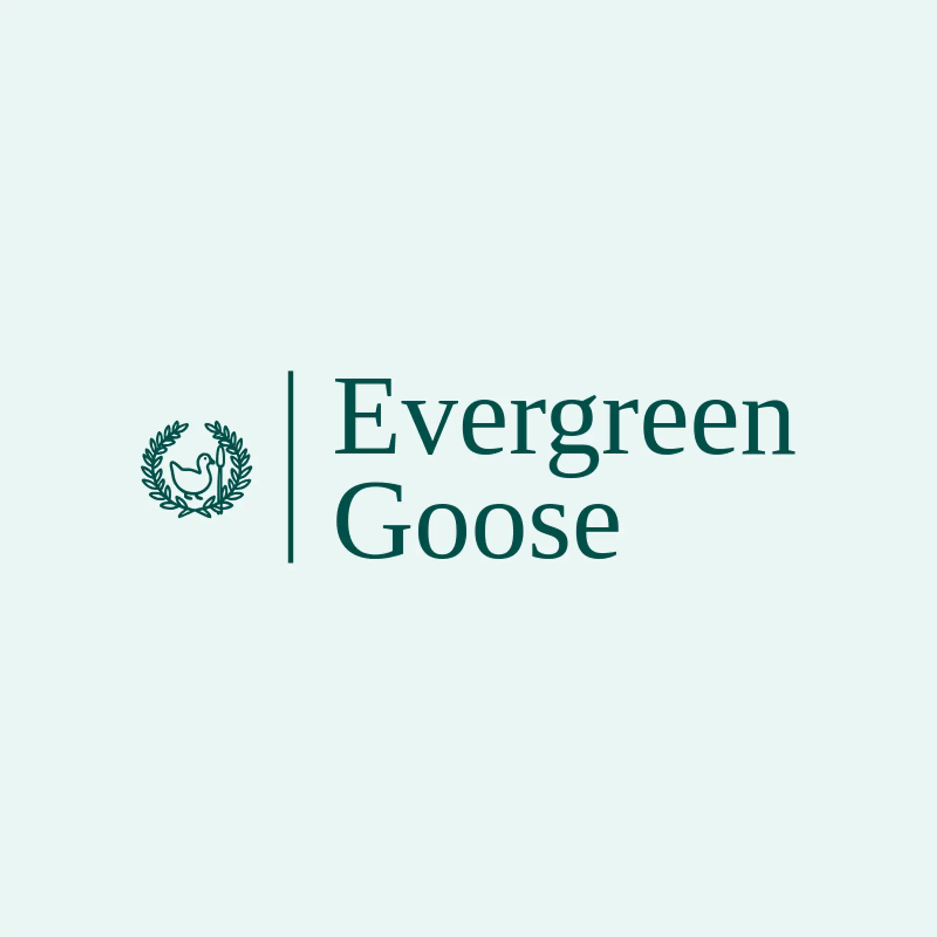 Evergreen Goose logo for goose