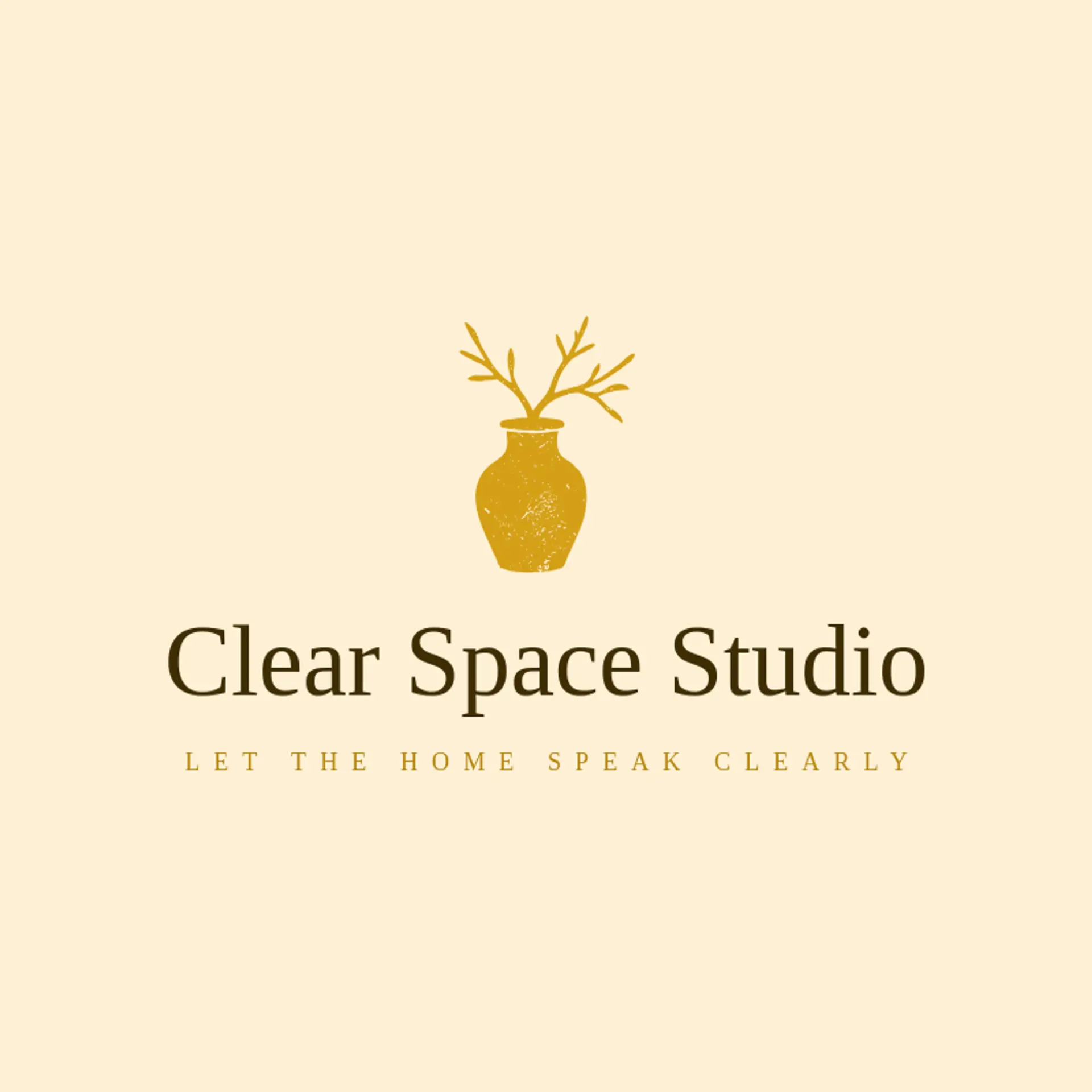 Clear Space Studio logo for home staging
