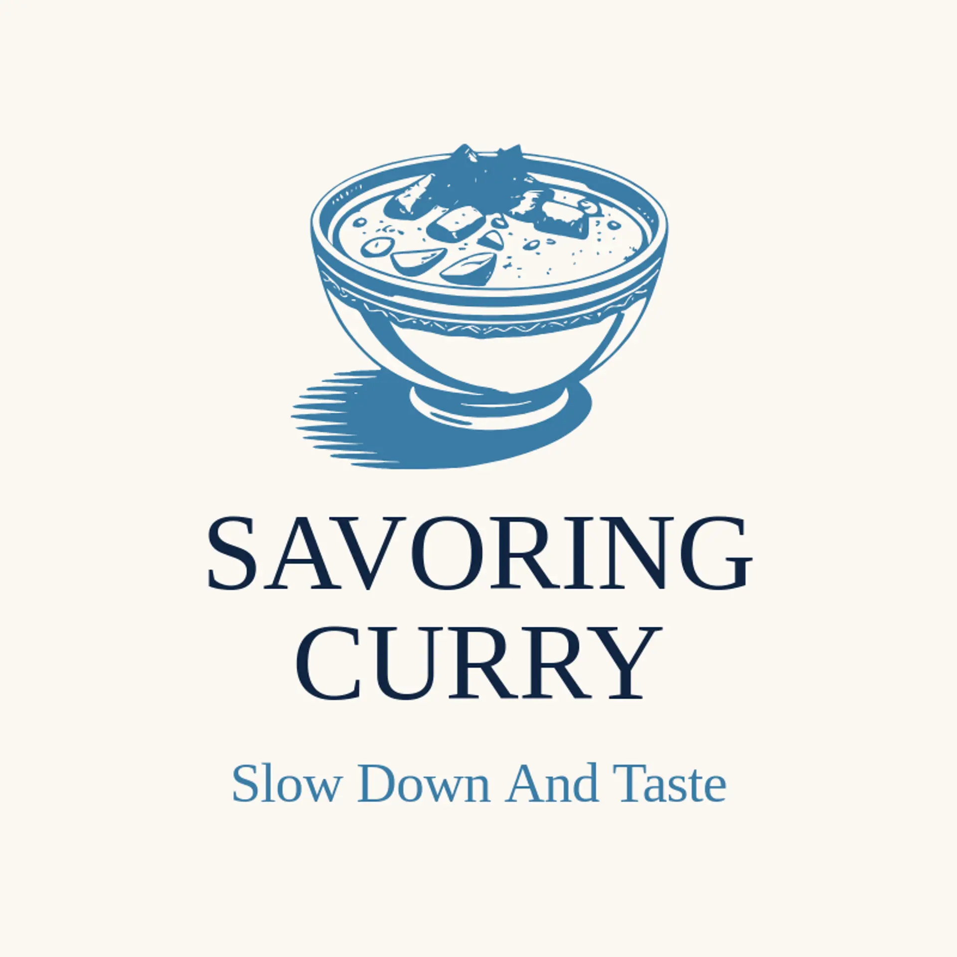 Savoring Curry logo for curry