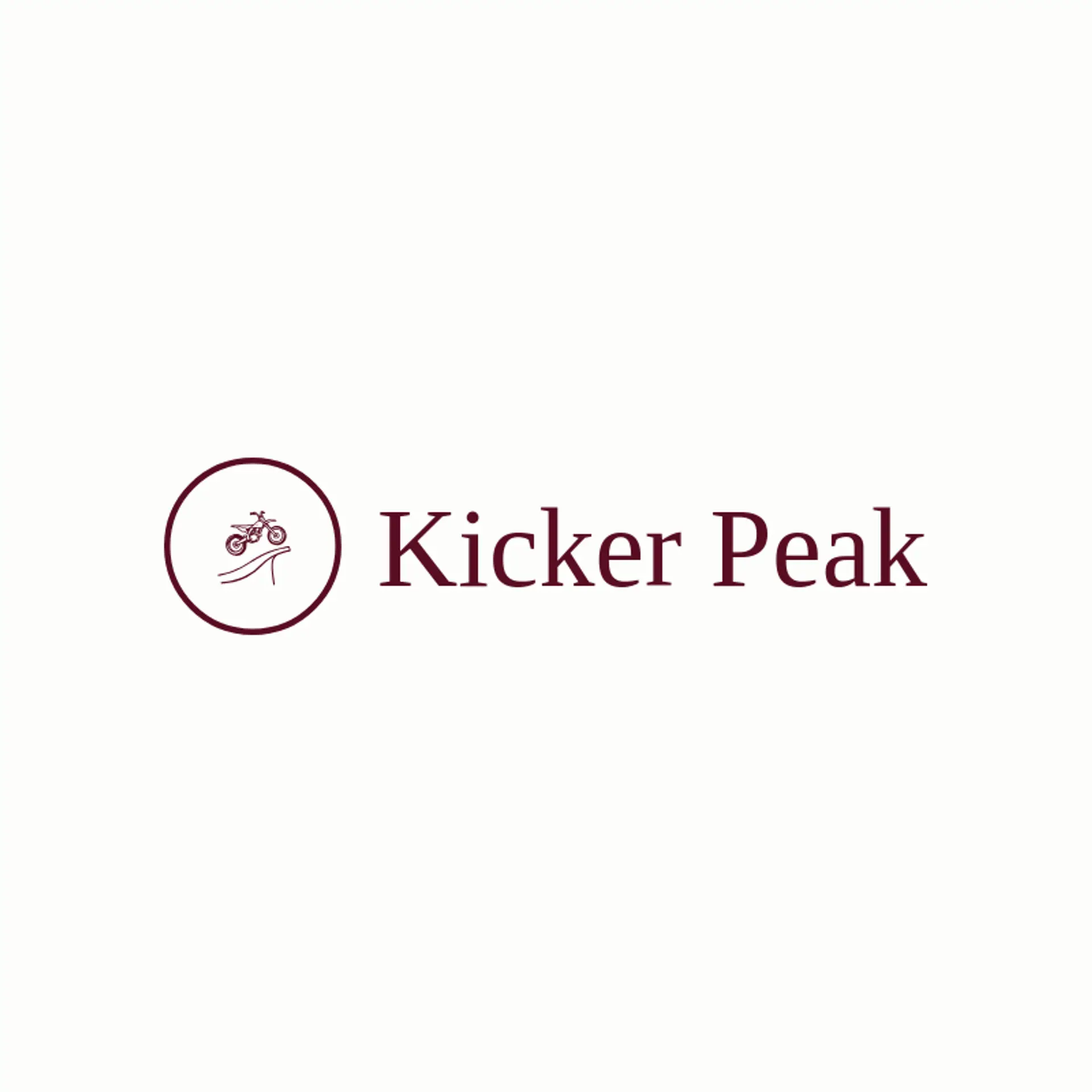 Kicker Peak logo for motocross