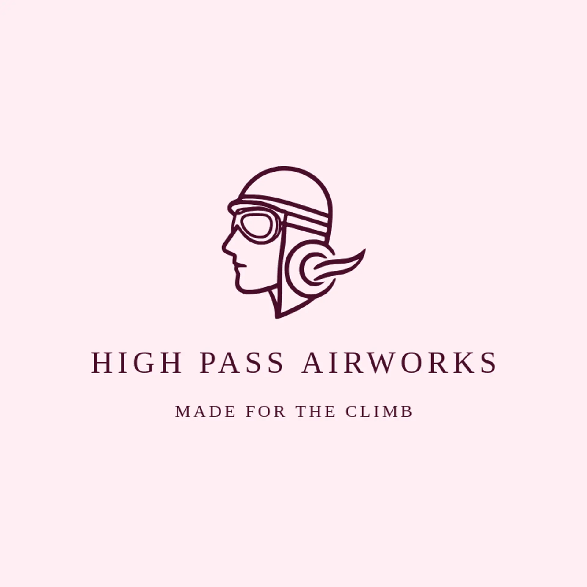 High Pass Airworks logo for aviator