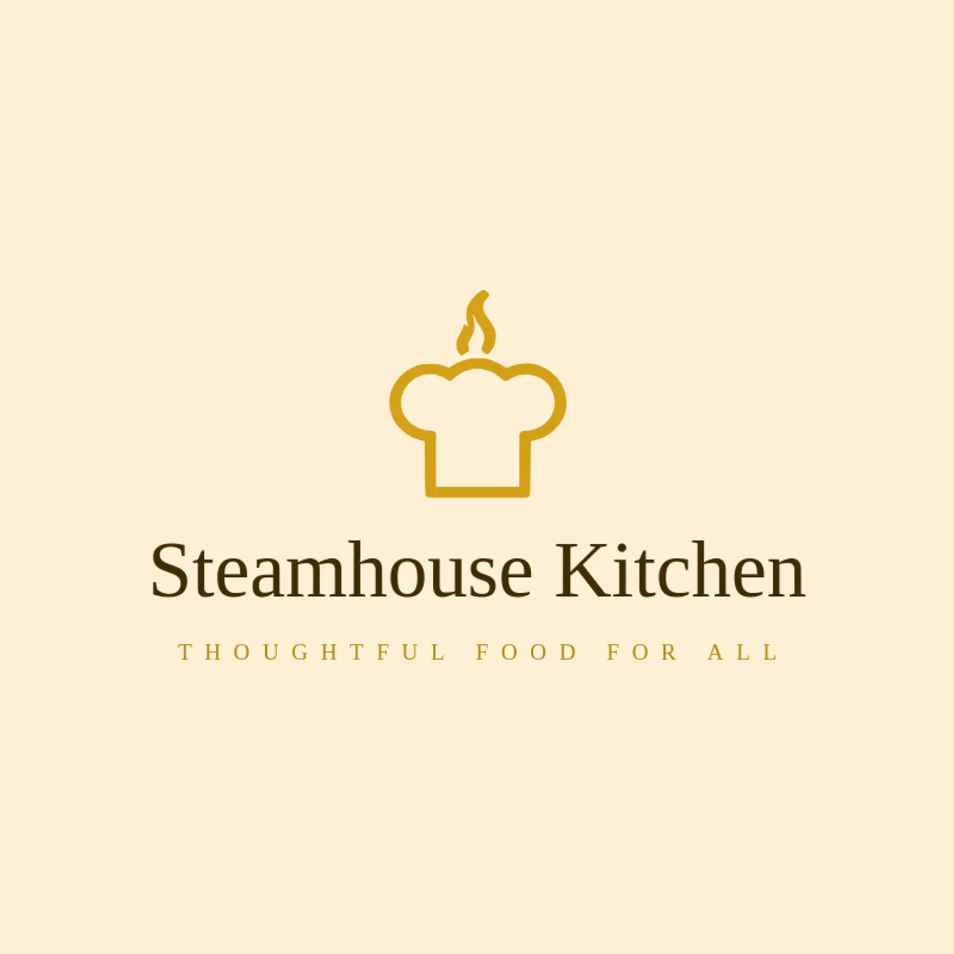 Steamhouse Kitchen logo for chef hat
