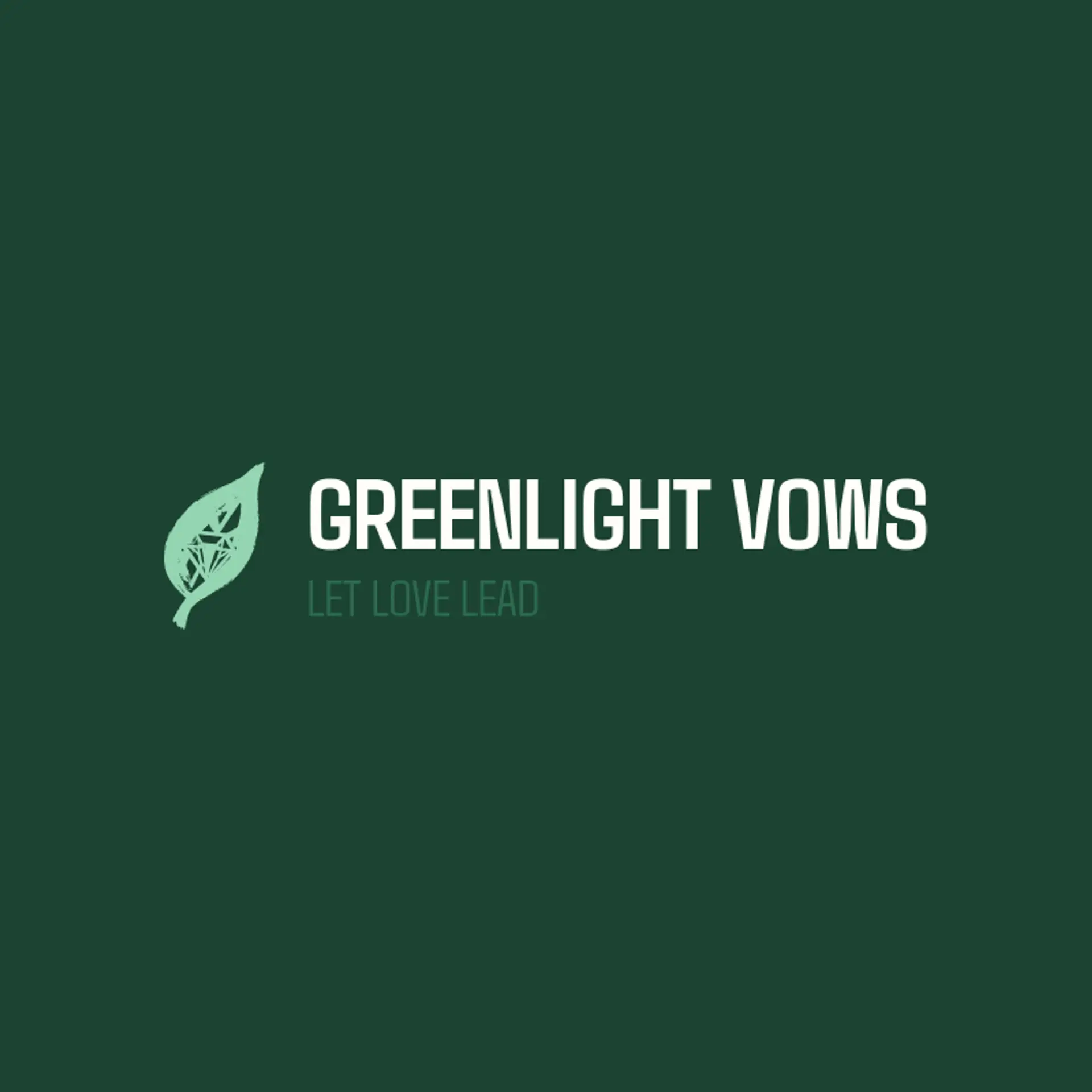 Greenlight Vows logo for engagement