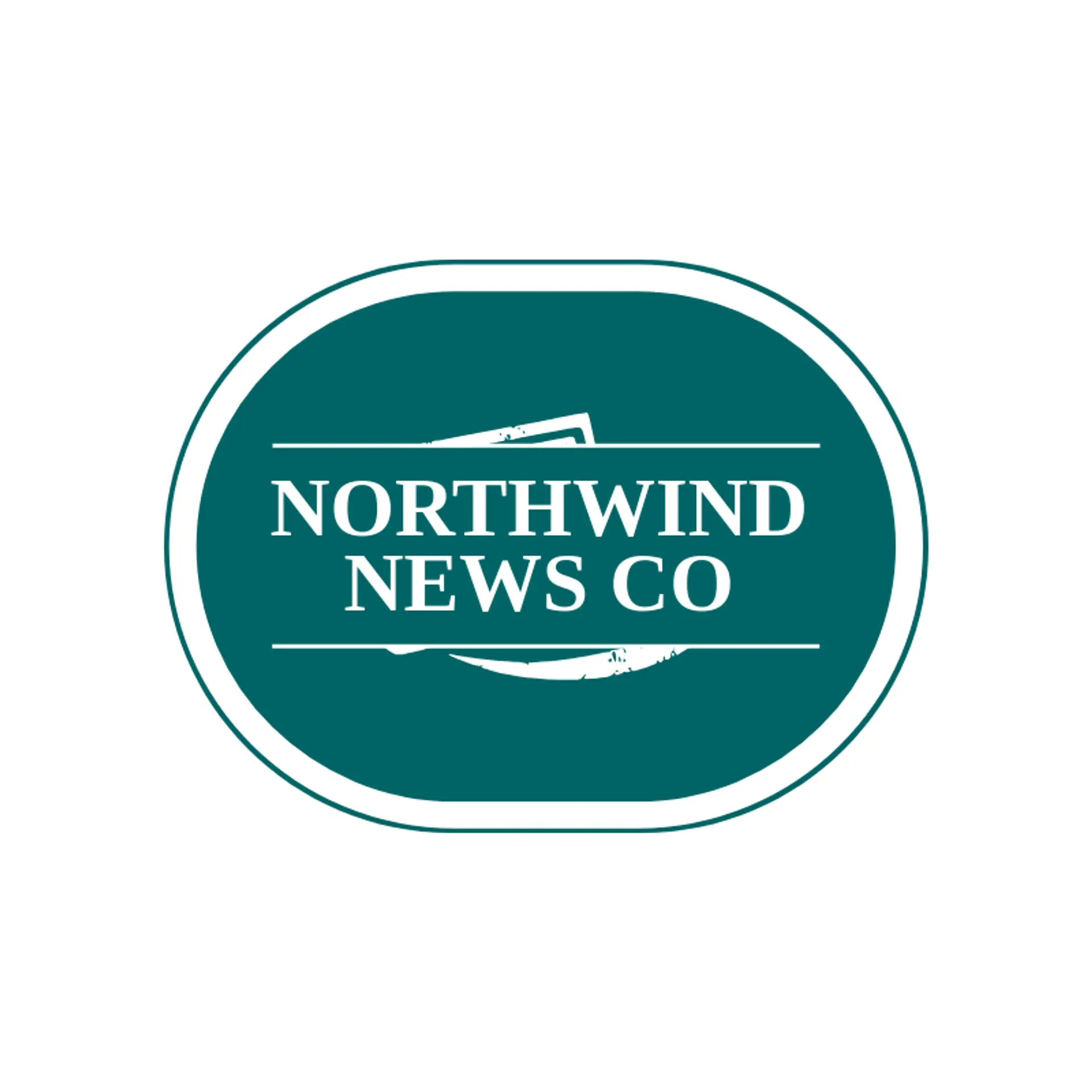 Northwind News Co logo for media company