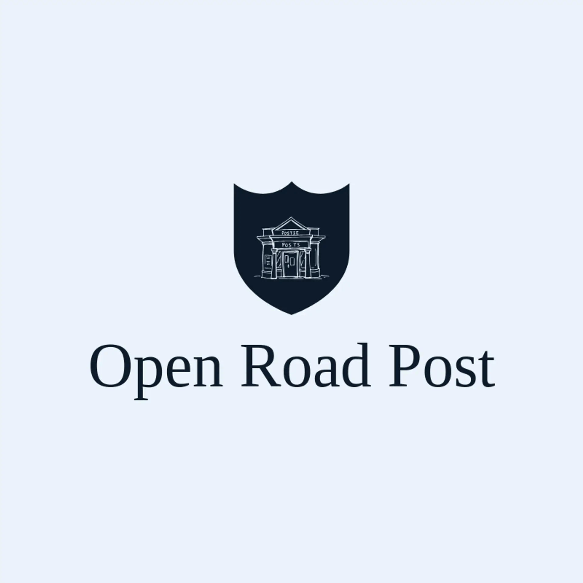 Open Road Post logo for post office