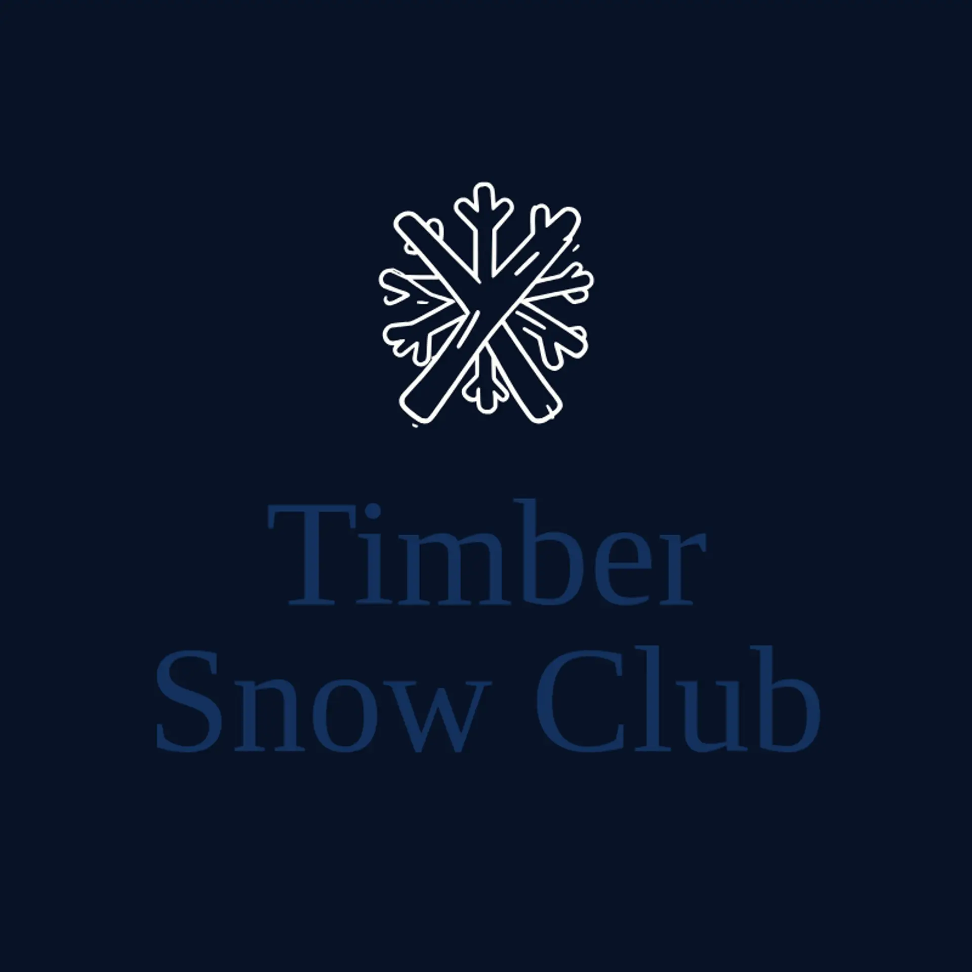 Timber Snow Club logo for snow