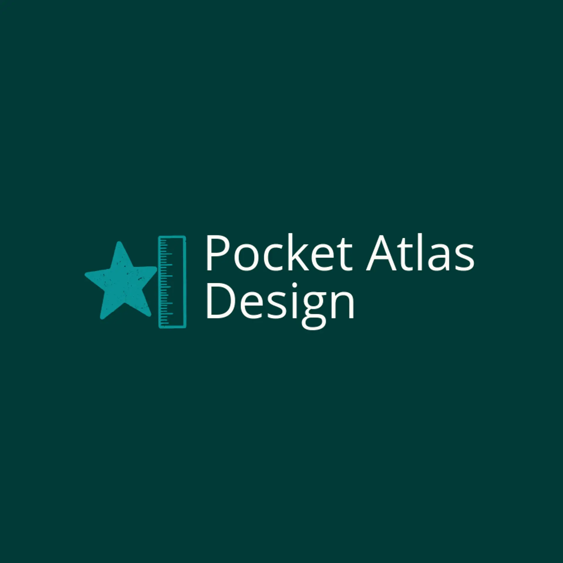 Pocket Atlas Design logo for designer