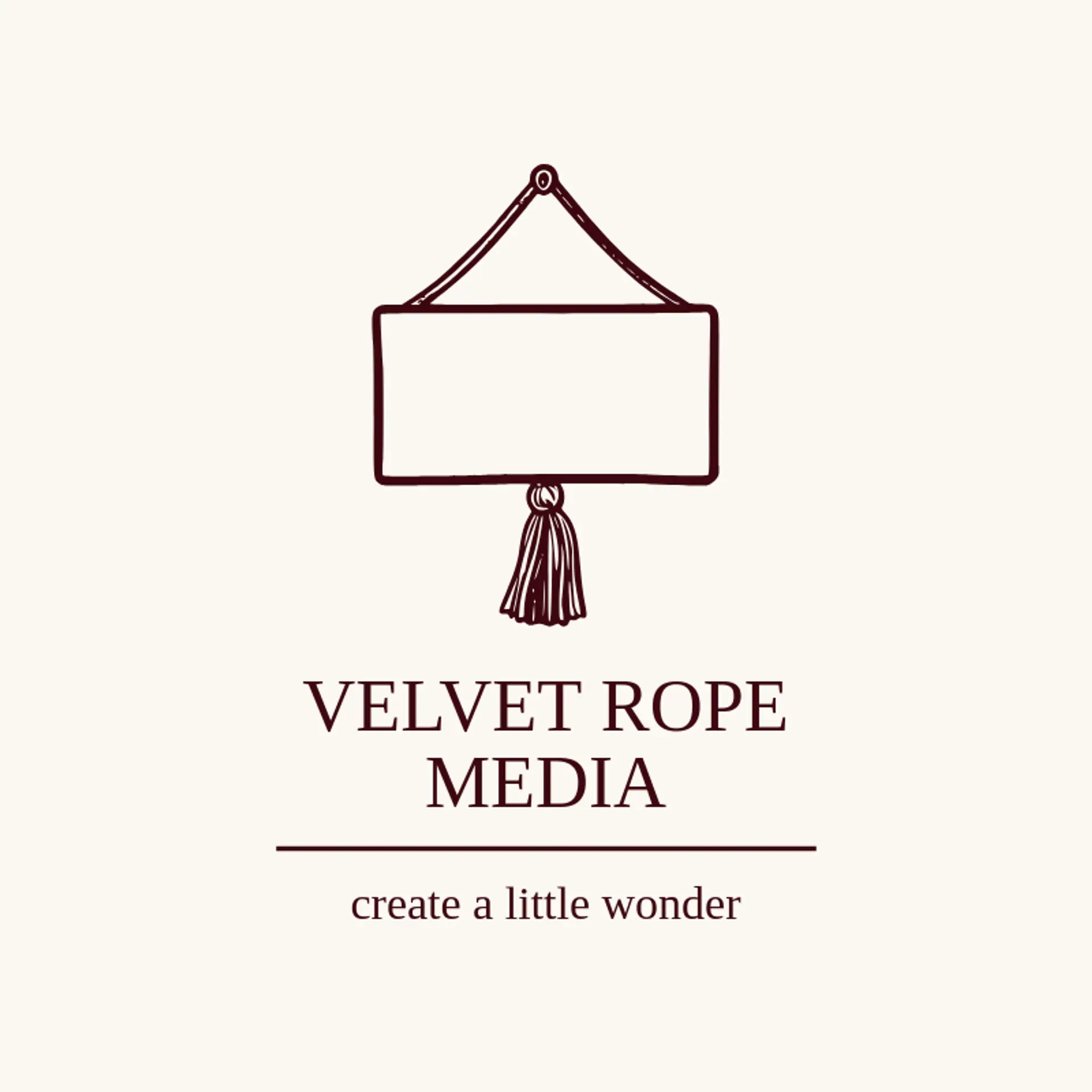 Velvet Rope Media logo for advertisement