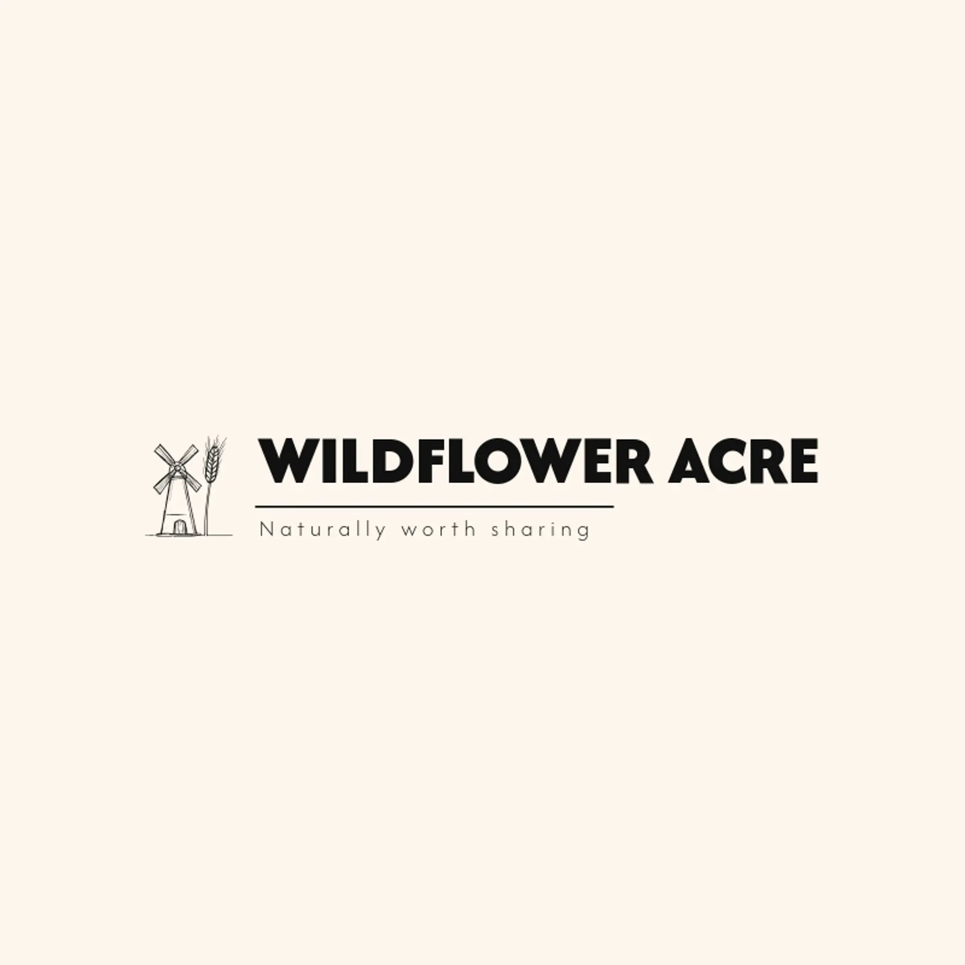 Wildflower Acre logo for farm