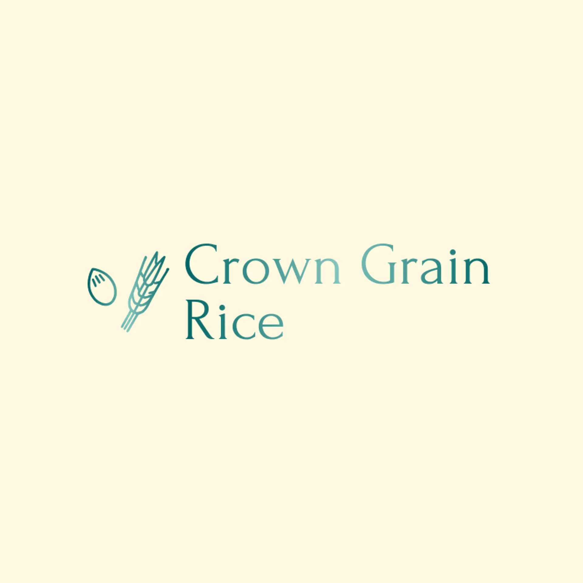 Crown Grain Rice logo for rice