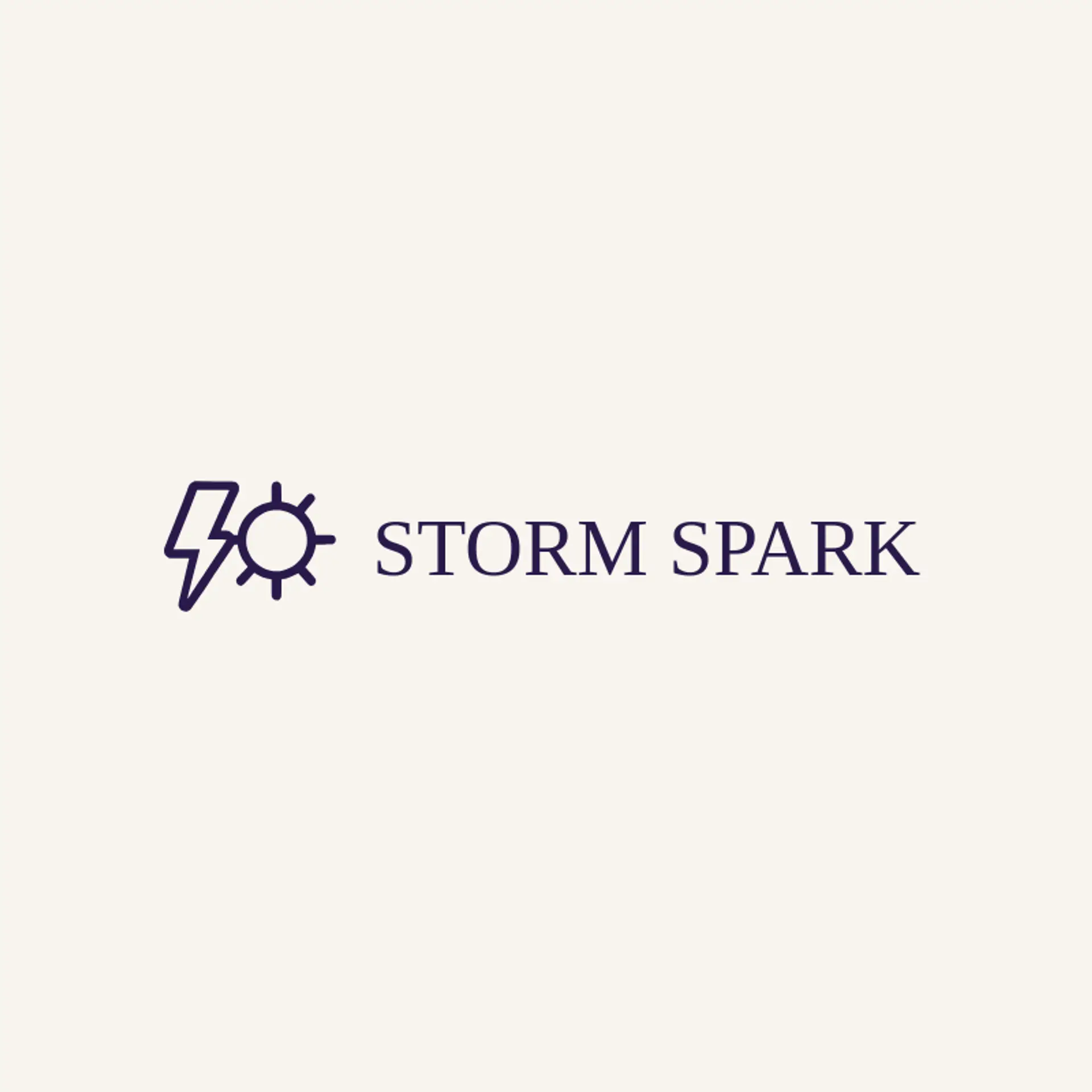 Storm Spark logo for weather