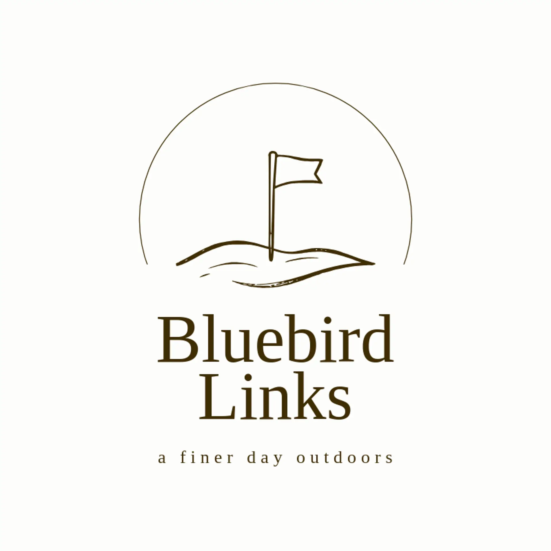 Bluebird Links logo for golf course