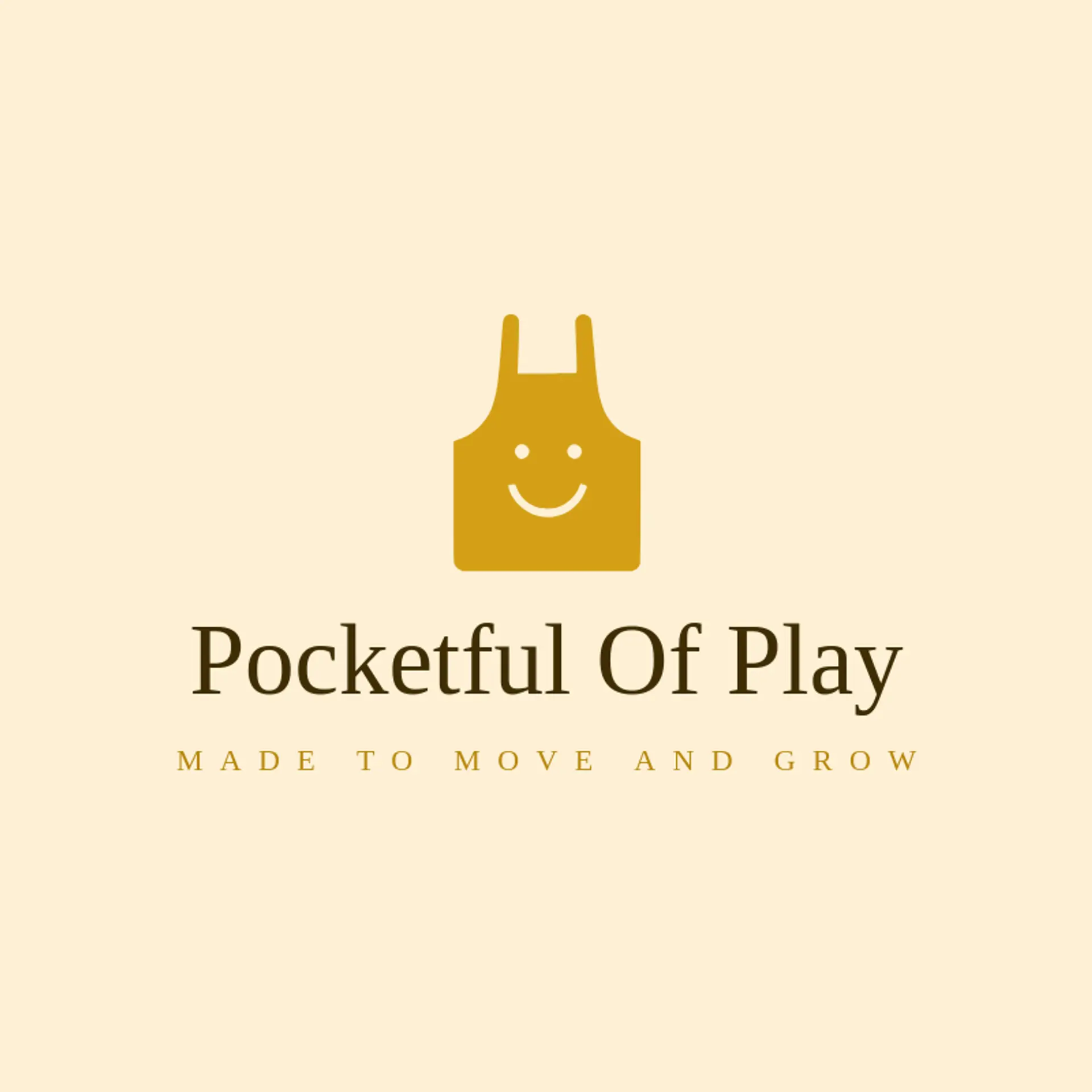 Pocketful of Play logo for kids clothing