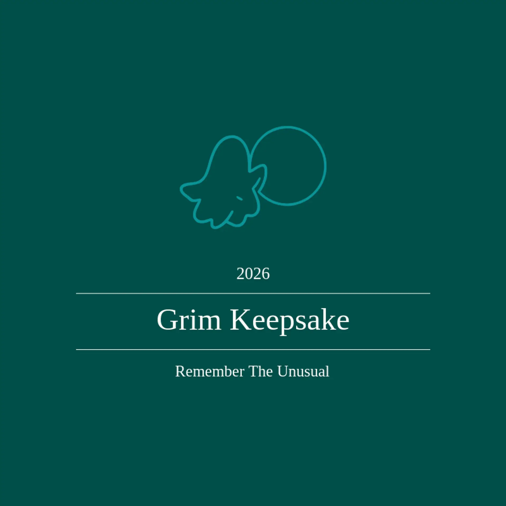 Grim Keepsake logo for horror