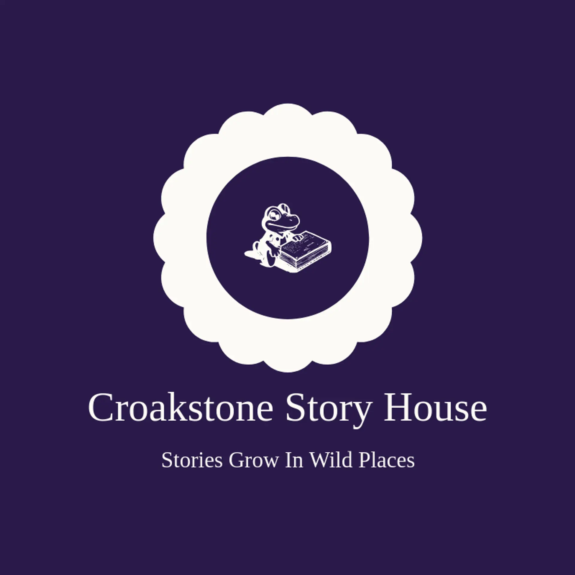 Croakstone Story House logo for toad