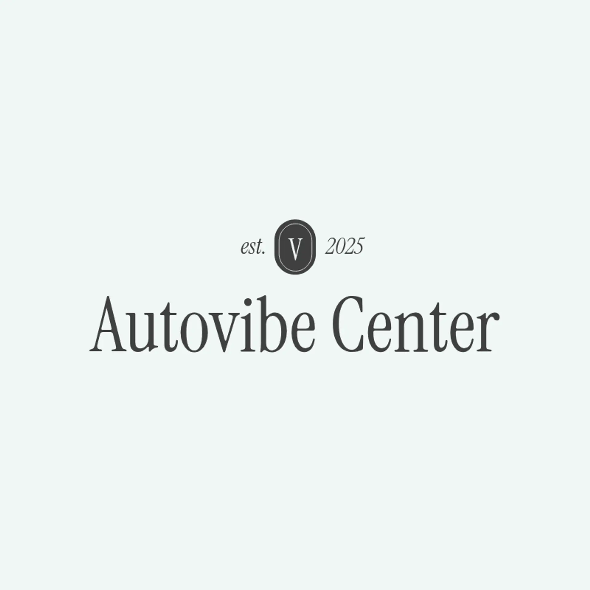 AutoVibe Center logo for automotive repair